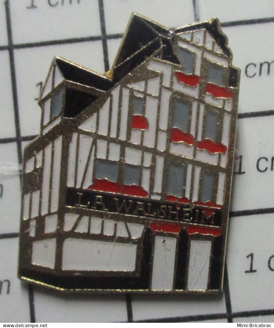 511D  Pin's Pins / Beau Et Rare / MARQUES / MAISON ALSACIENNE LA WALSHEIM - Markennamen