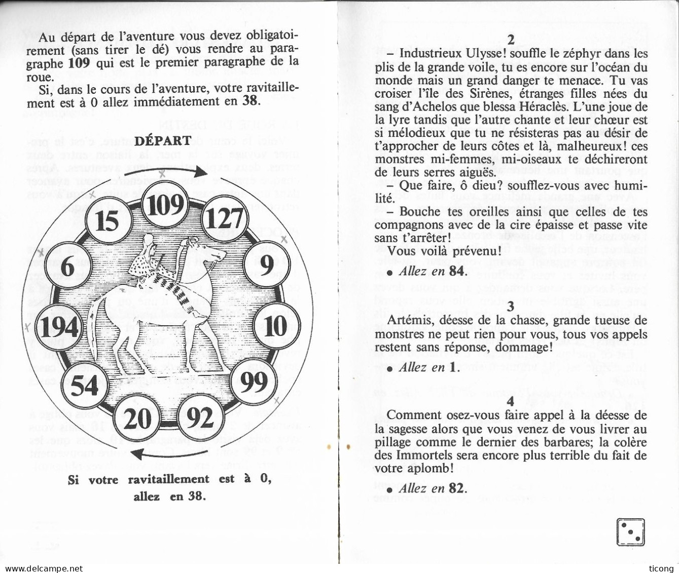 SOYEZ LE HEROS HISTOIRES A JOUER DE CAYLA ET PECAU, LE VOYAGE D ULYSSE, 1ERE EDITION PRESSE POCKET 1986, VOIR LES SCANS - Autres & Non Classés