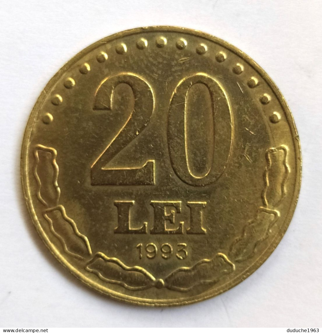 Roumanie - 20 Lei 1993 - Rumania