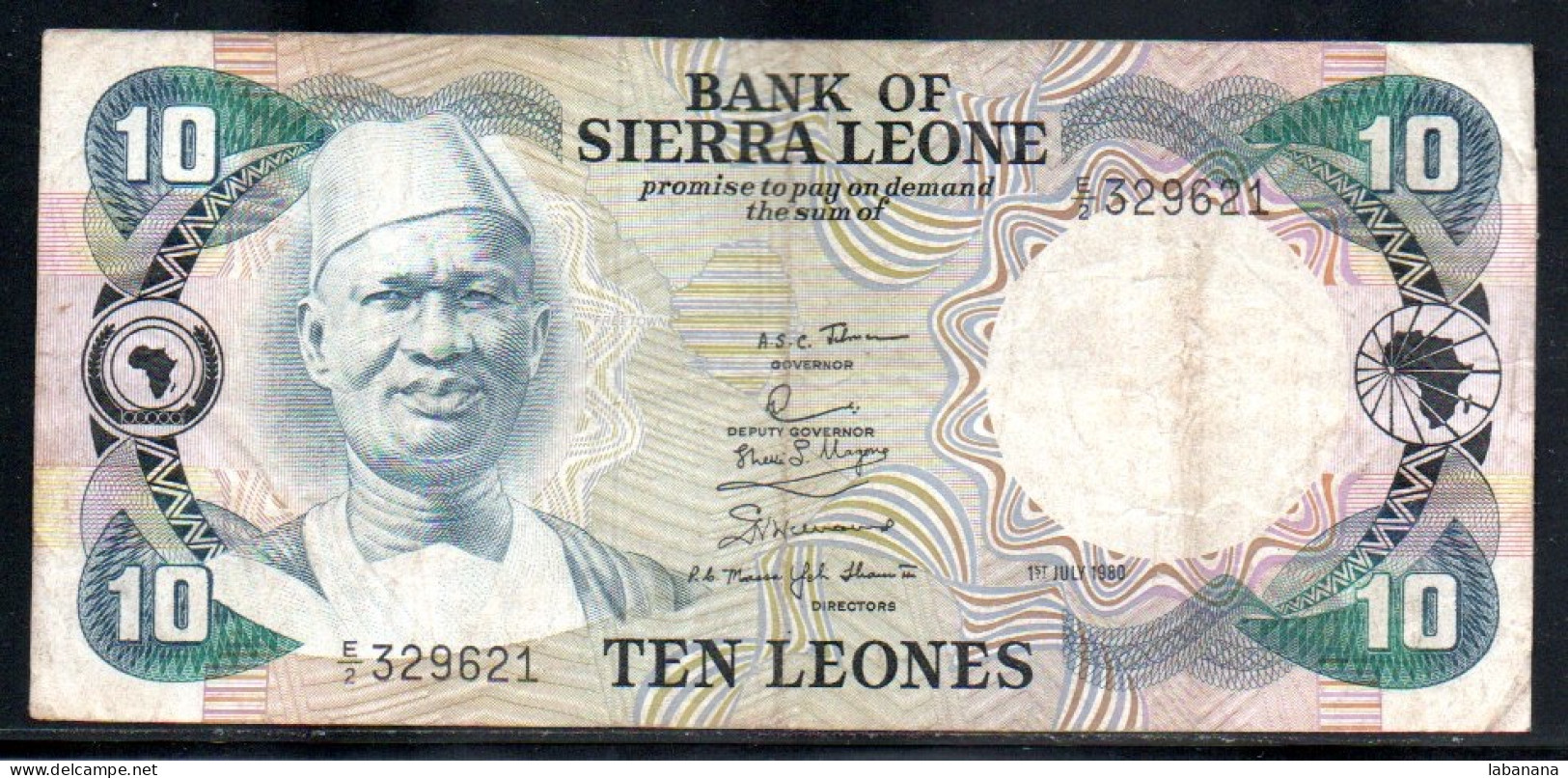 659-Sierra Leone 10 Leones 1980 E2 - Sierra Leone