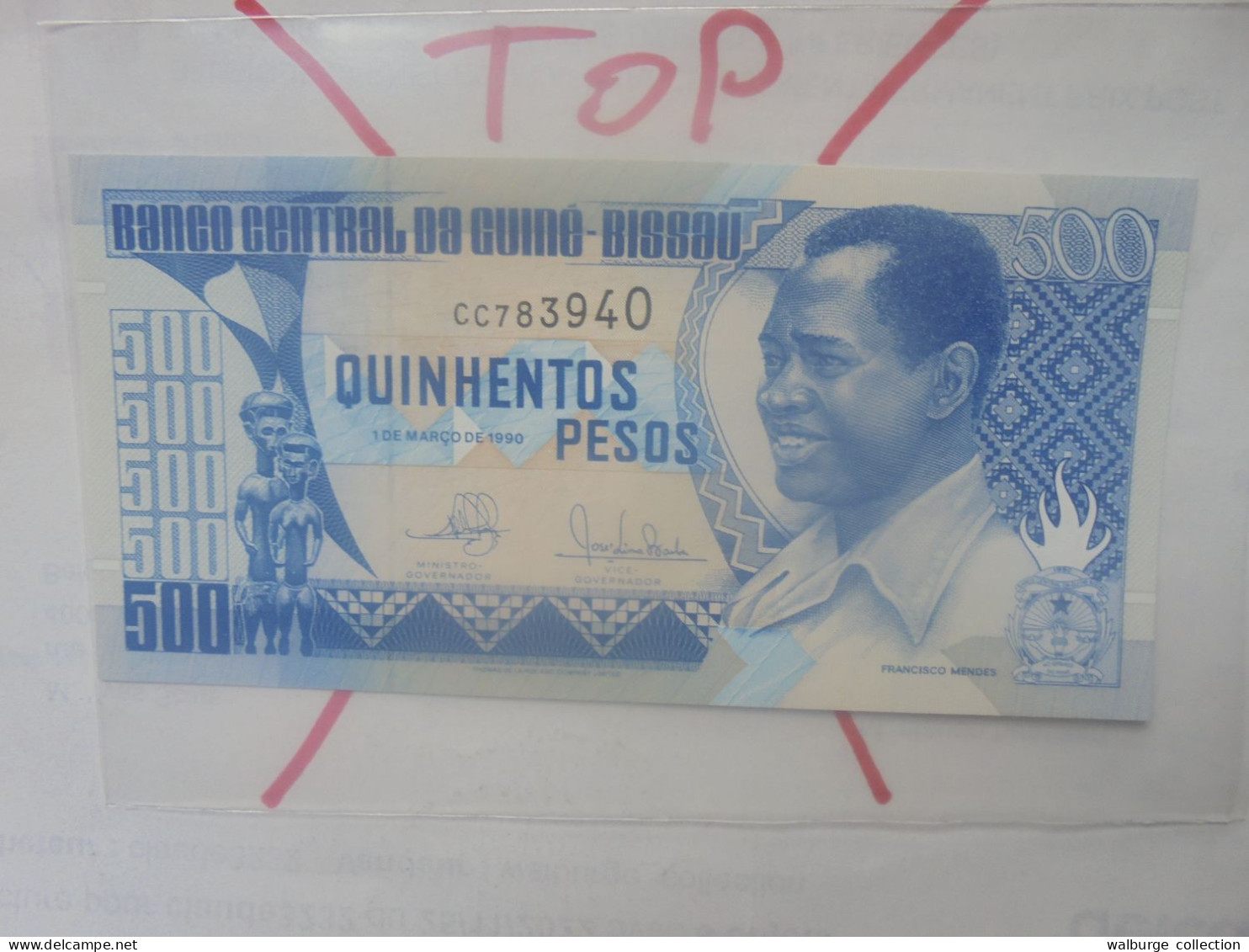 GUINEE-BISSAU 500 PESOS 1990 Neuf (B.33) - Guinee-Bissau