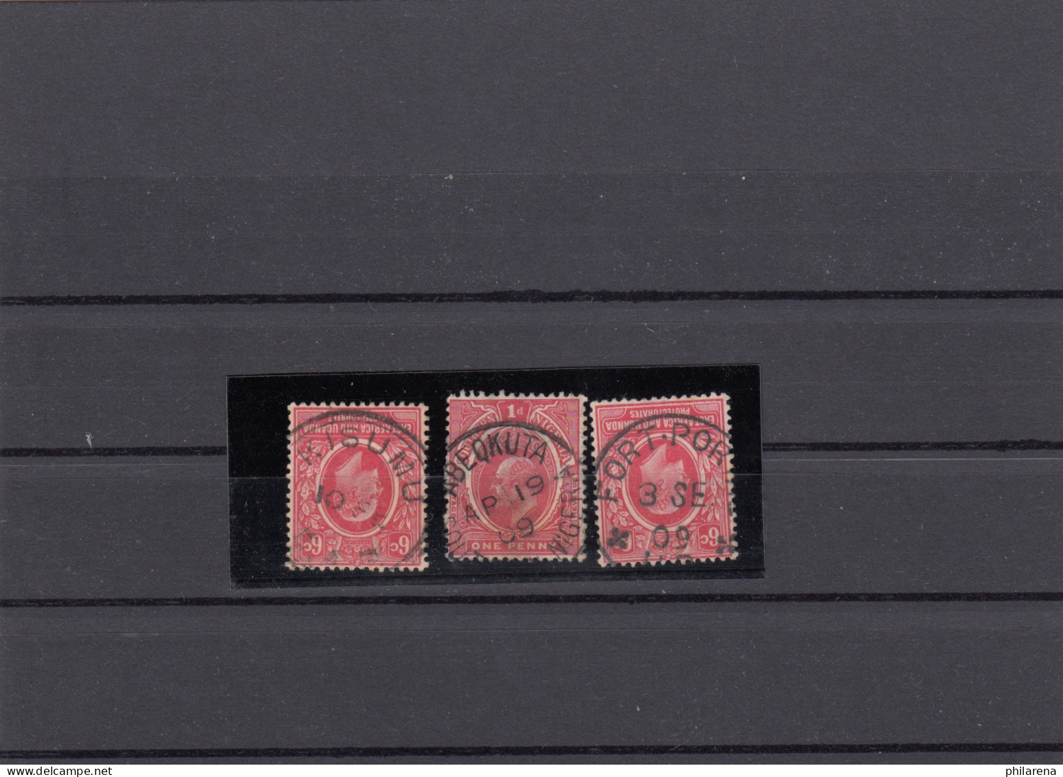 Stamps: 1x Southern Nigeria: 2x East Africa & Uganda Protectorate - Nigeria (1961-...)