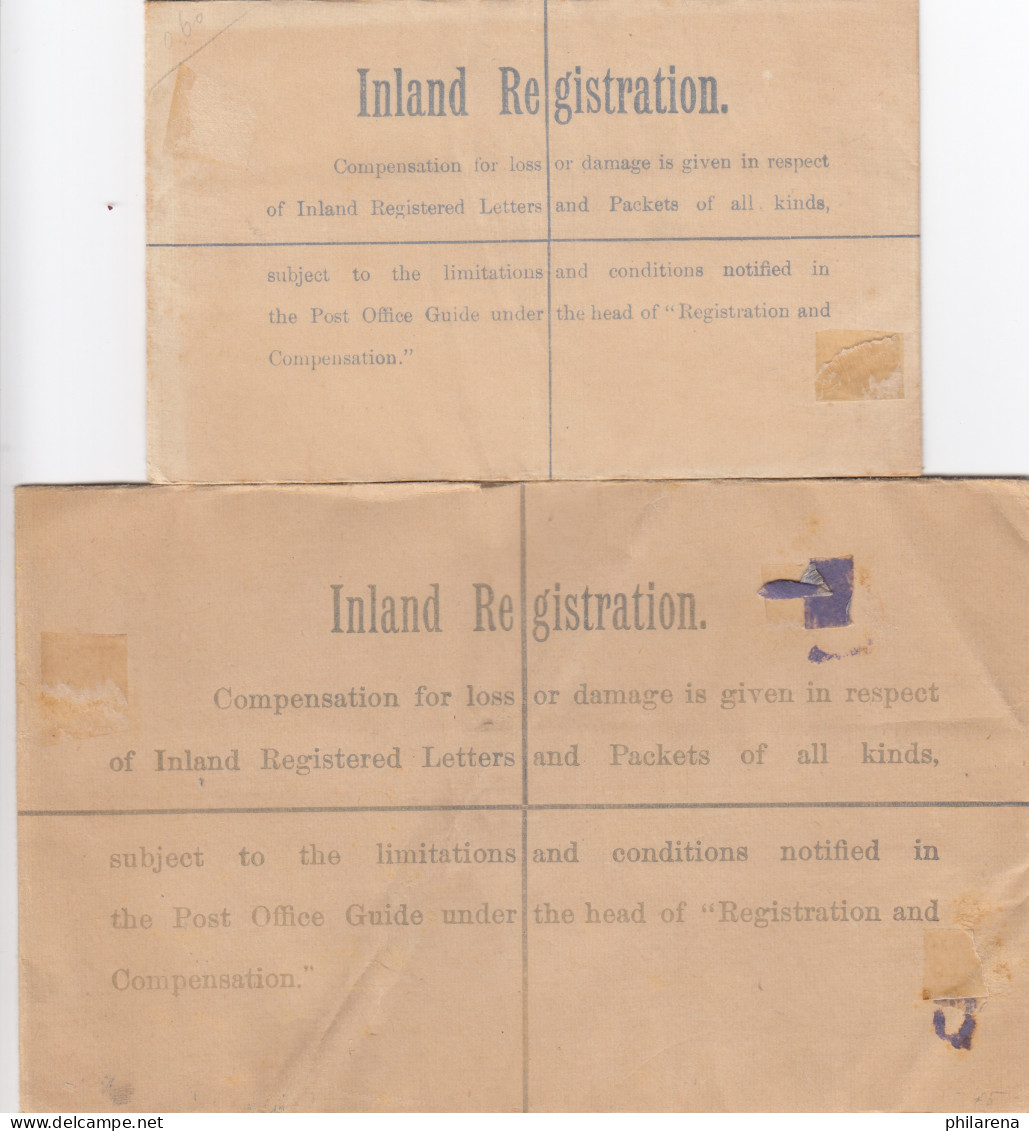 Registered Letter, Unused, Piastre, Paras - Autres & Non Classés