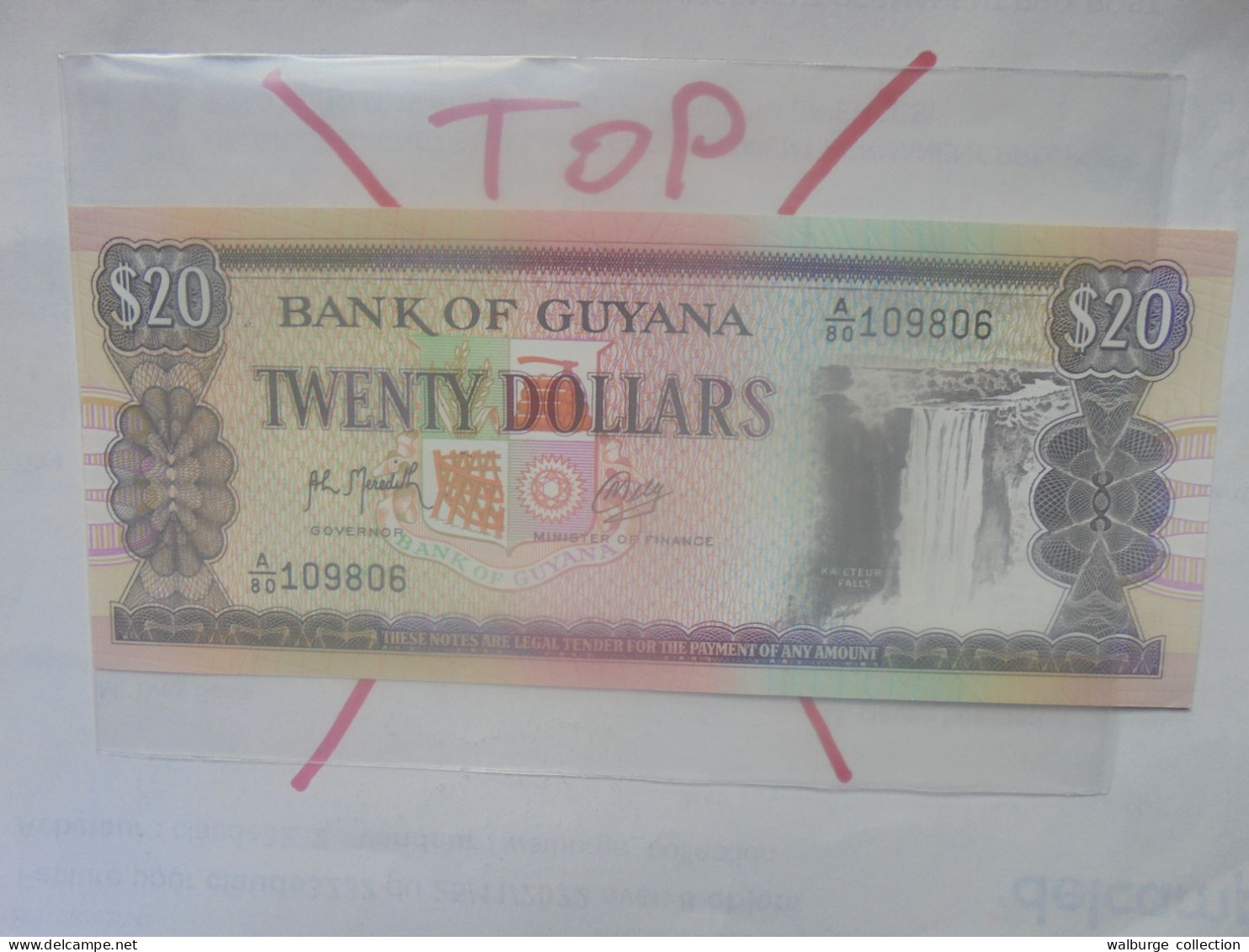 GUYANA 20$ 1989 Neuf (B.33) - Guyana