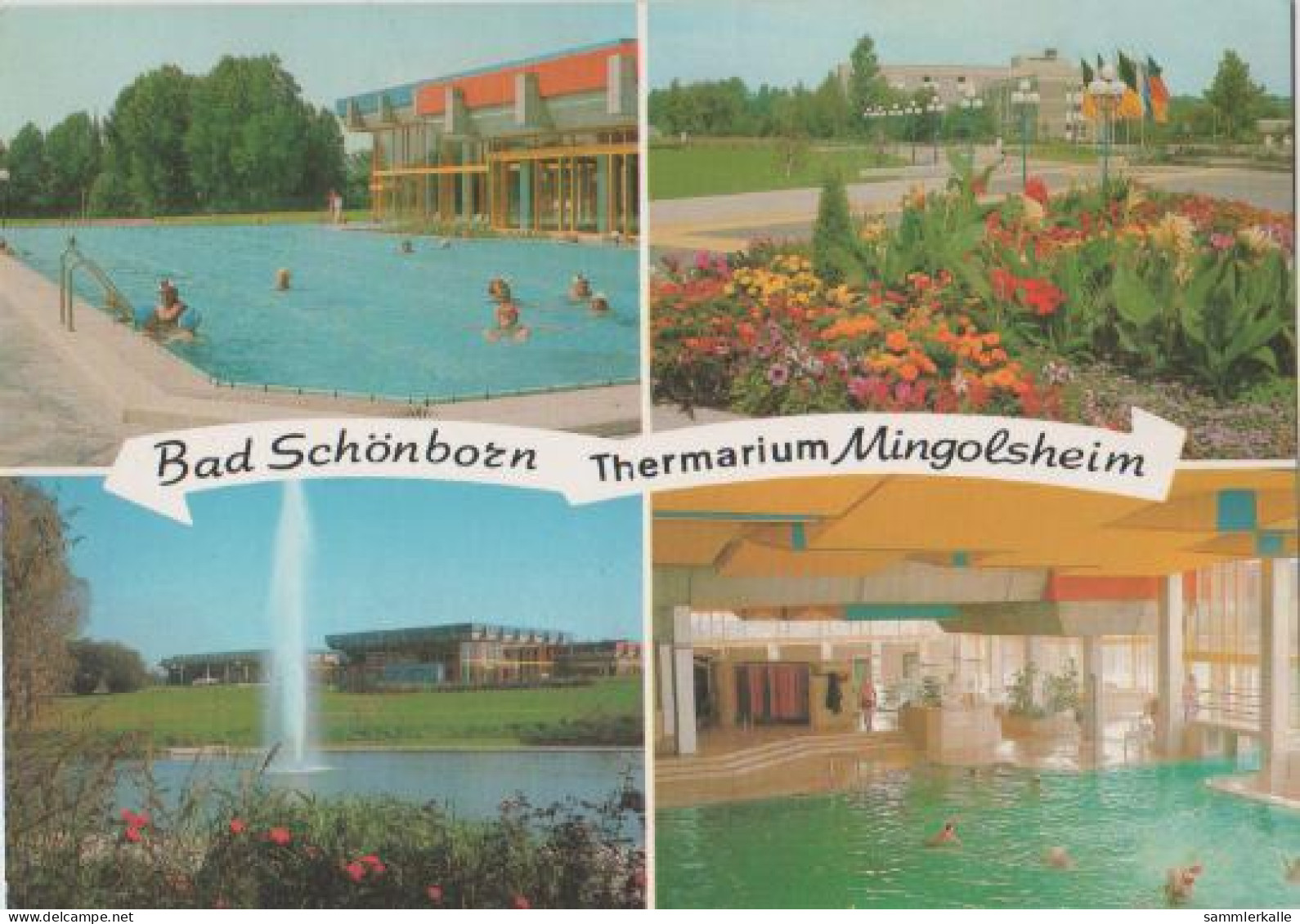 19317 - Bad Schönborn Mingolsheim U.a. Freibad - Ca. 1975 - Bad Schoenborn