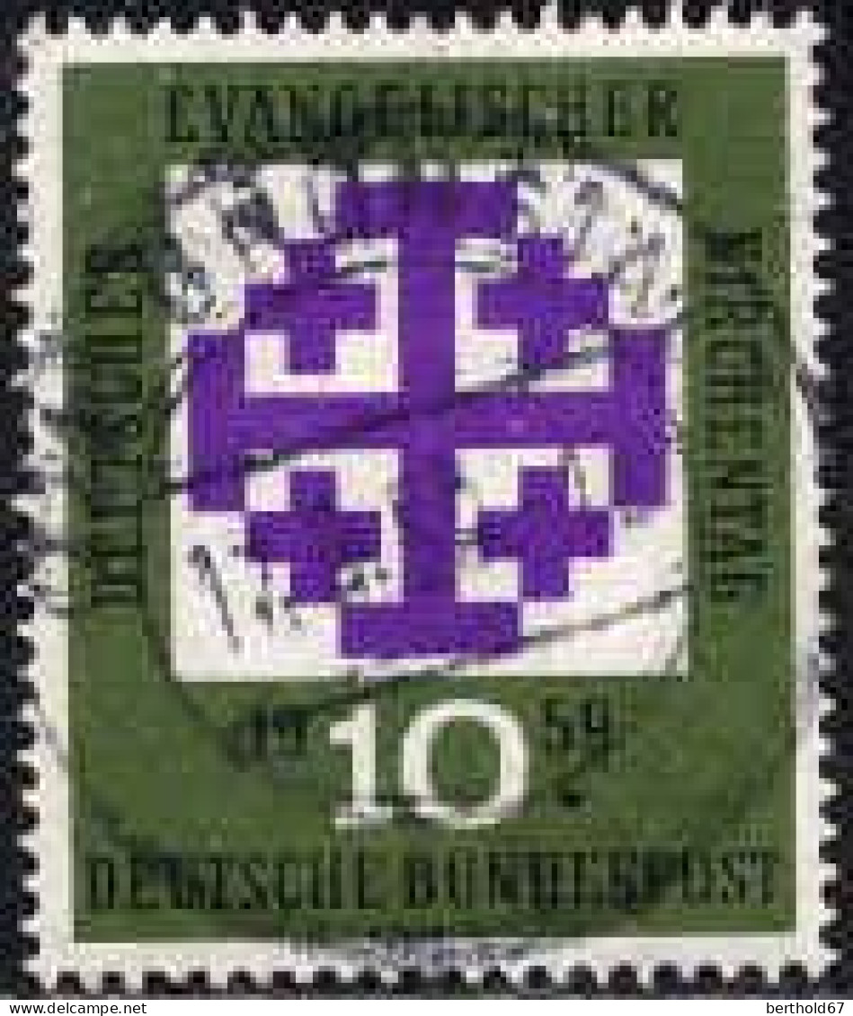 RFA Poste Obl Yv: 187 Mi:314 Deutscher Evangelischer Kirchentag 1959 (TB Cachet Rond) - Usados