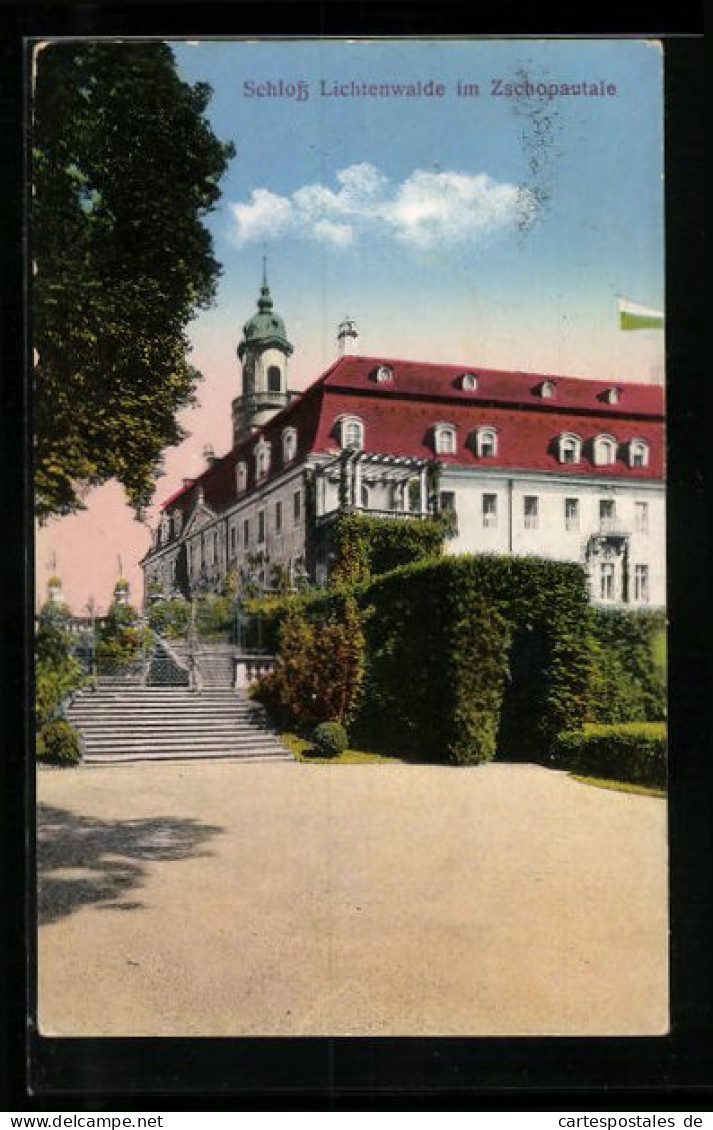 AK Zschopau, Schloss Lichtenwalde  - Zschopau