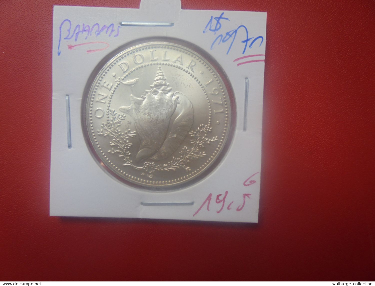 BAHAMAS 1$ 1971 ARGENT (A.1) - Bahamas