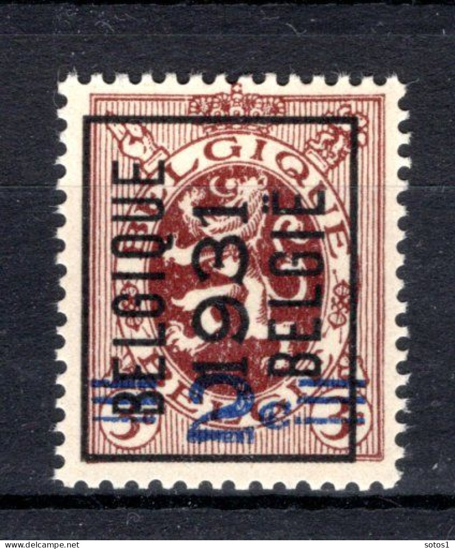 PRE250A MNH** 1931 - BELGIQUE 1931 BELGIE - Typografisch 1929-37 (Heraldieke Leeuw)