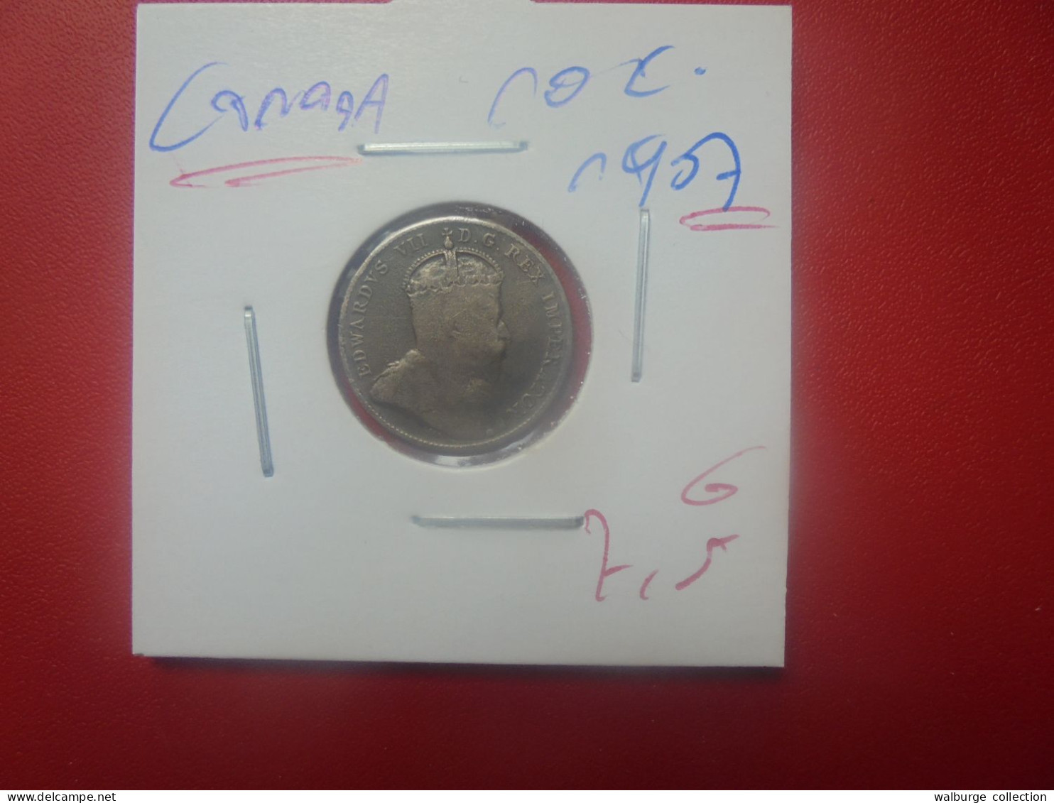 CANADA 10 CENTS 1907 ARGENT (A.1) - Canada