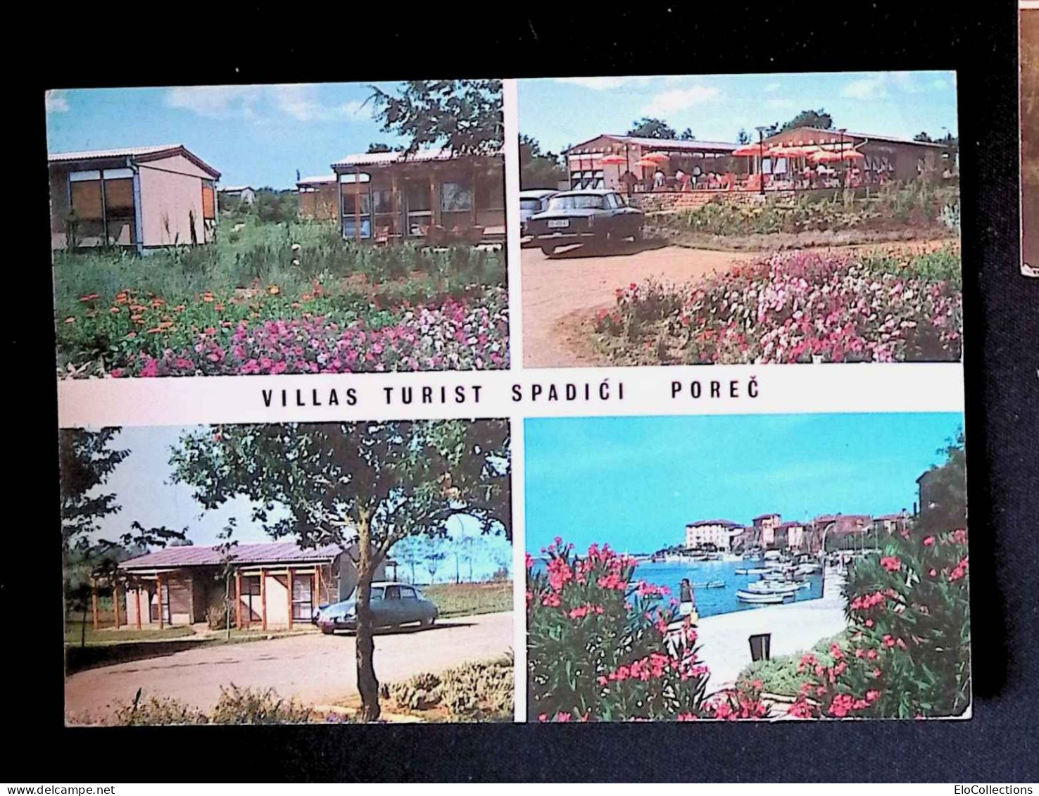 Cp, Yougoslavie, Villas Turist, Spadici - Porec, Yugoslavia, Voyagée 1974, Multi Vues - Yougoslavie