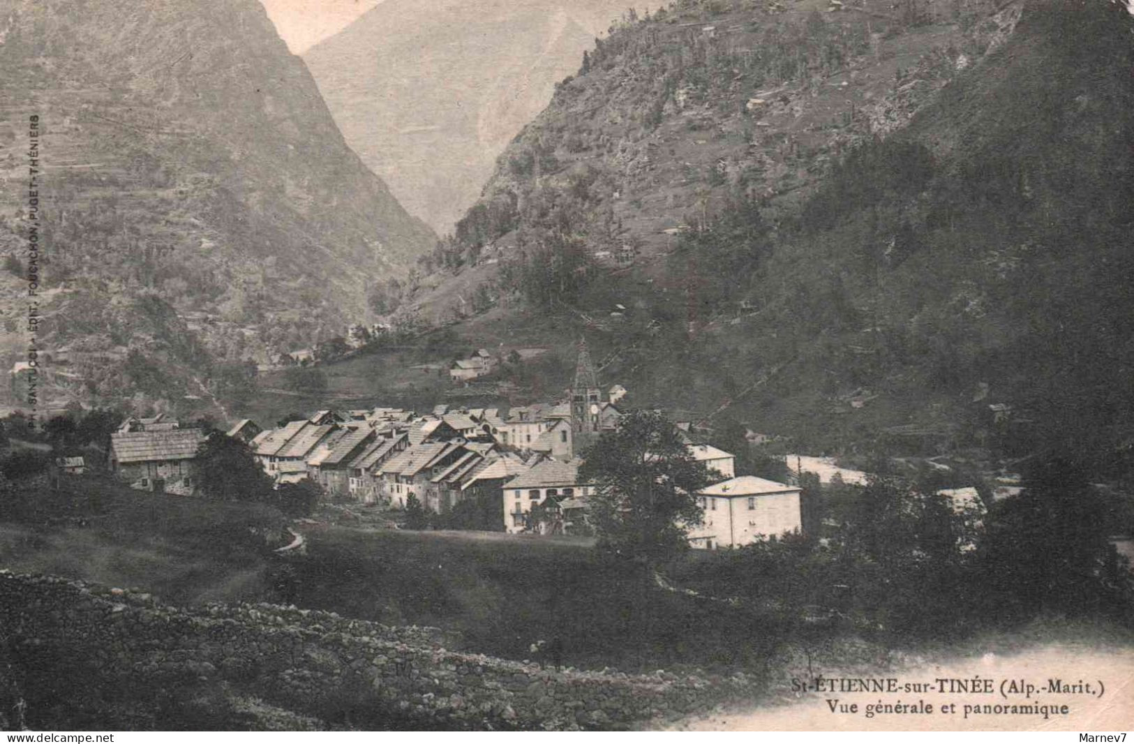 06 Alpes Maritimes - CPA - St ETIENNE De TINEE -Vue Générale Et Panoramique - 1906 - - Saint-Etienne-de-Tinée