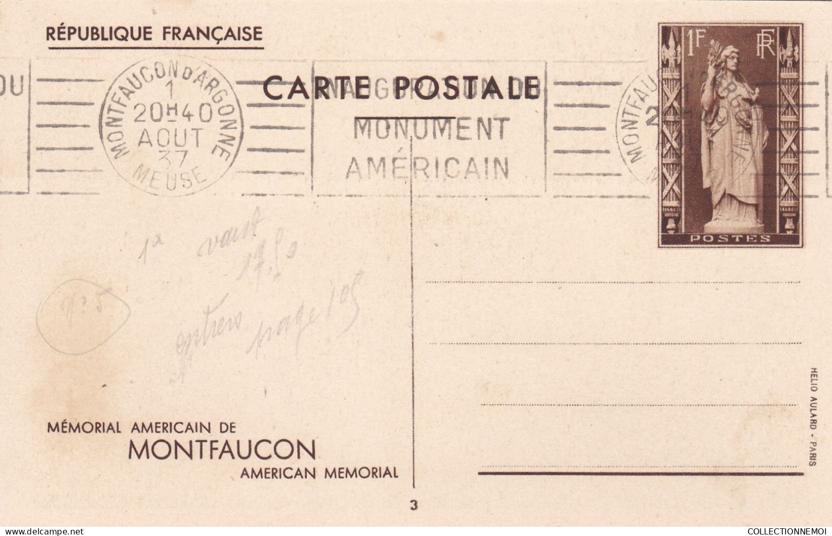 9 Entiers Postaux De ,,, ""  MONUMENT AMERICAIN ,, Et MONUMENT AUSTRALIEN  "" - Cartes Postales Types Et TSC (avant 1995)