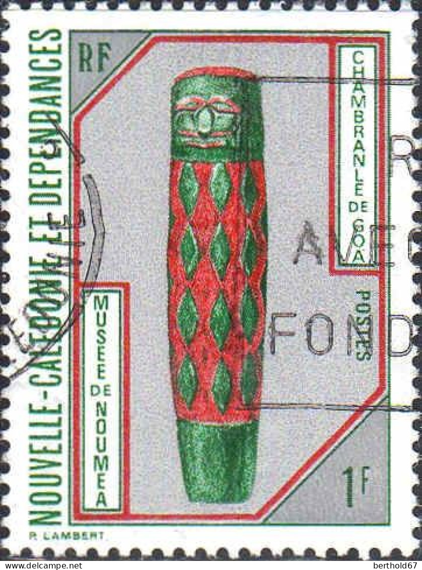 Nle-Calédonie Poste Obl Yv: 381/384 Musée De Nouméa (Belle Obl.mécanique) - Usados