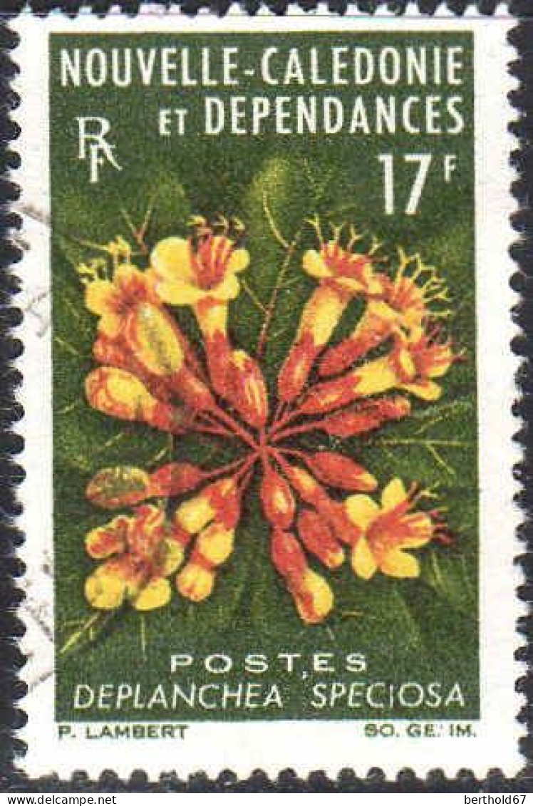 Nle-Calédonie Poste Obl Yv: 321 Mi:401 Deplanchea Spéciosa (cachet Rond) - Used Stamps