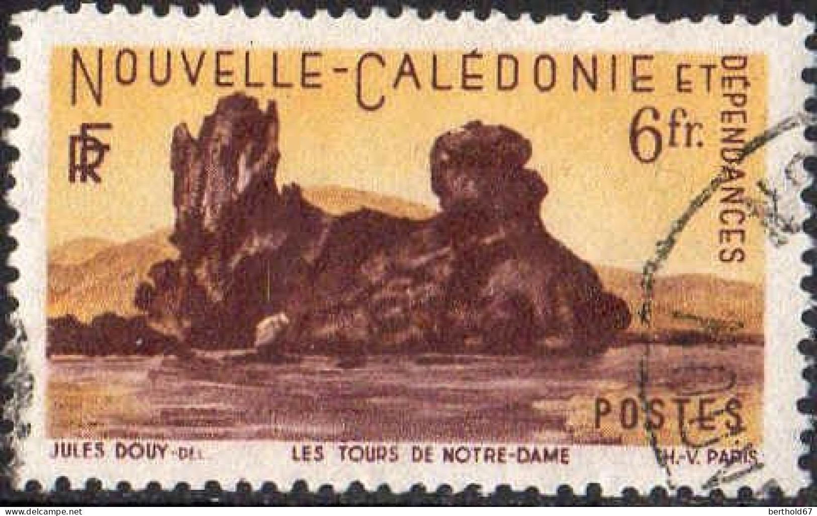 Nle-Calédonie Poste Obl Yv: 273 Mi:340 Les Tours De Notre-Dame (Beau Cachet Rond) - Gebraucht