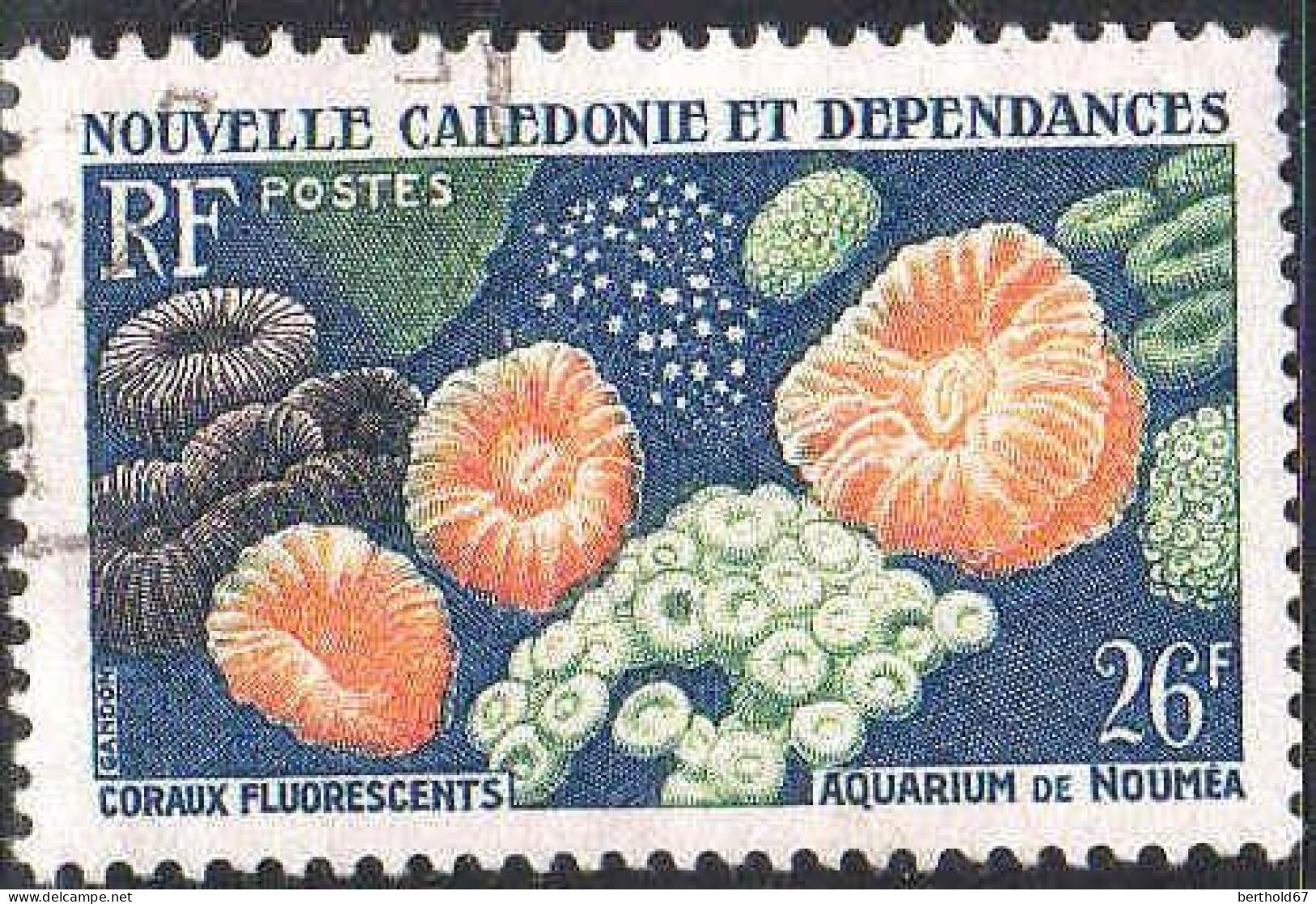 Nle-Calédonie Poste Obl Yv: 291/294 Coraux & Poissons (cachet Rond) - Gebruikt