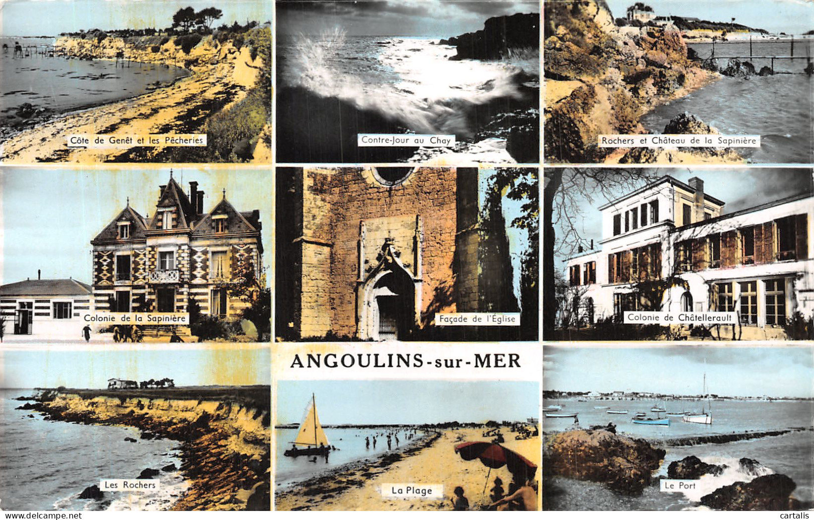17-ANGOULINS SUR MER-N°C-4310-E/0081 - Angoulins