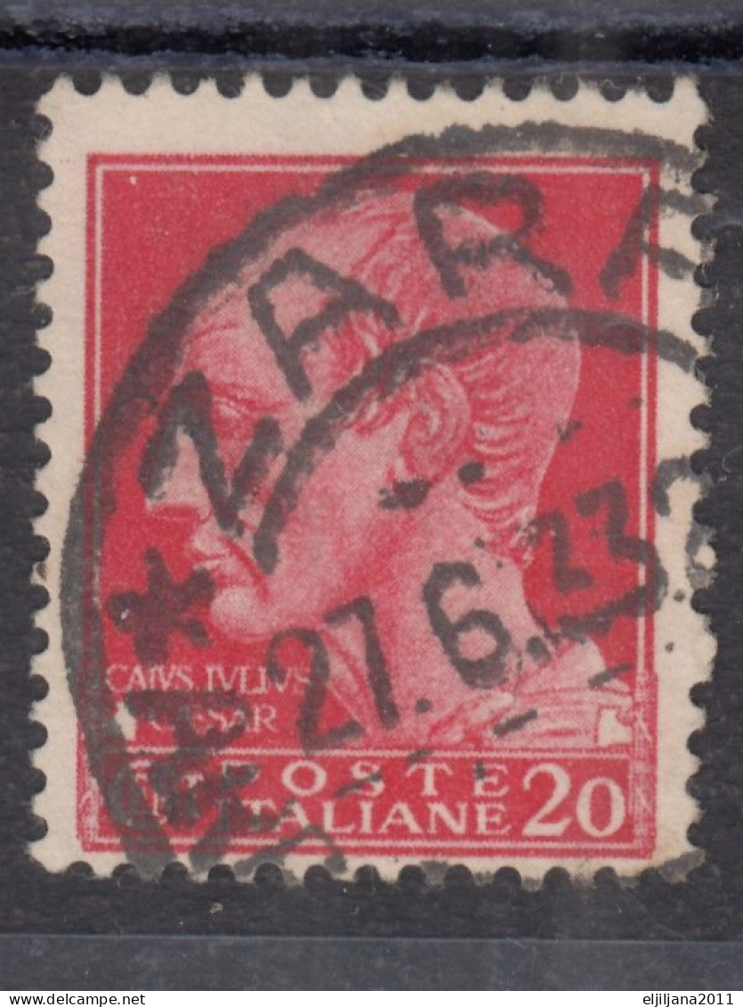 ⁕ Italy 1929 ⁕ ZARA Postmark (Zadar - Croatia ) ⁕ 1v Used - Used