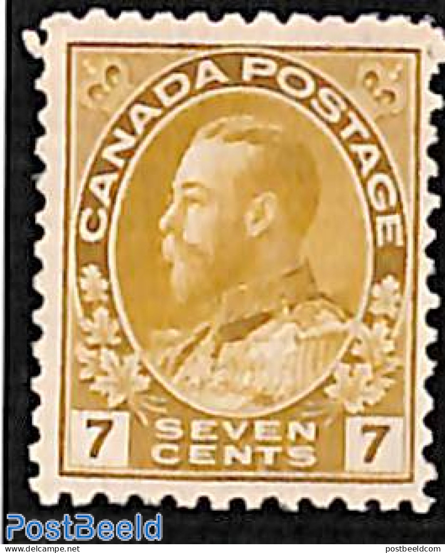 Canada 1911 7c, Stamp Out Of Set, Mint NH - Unused Stamps
