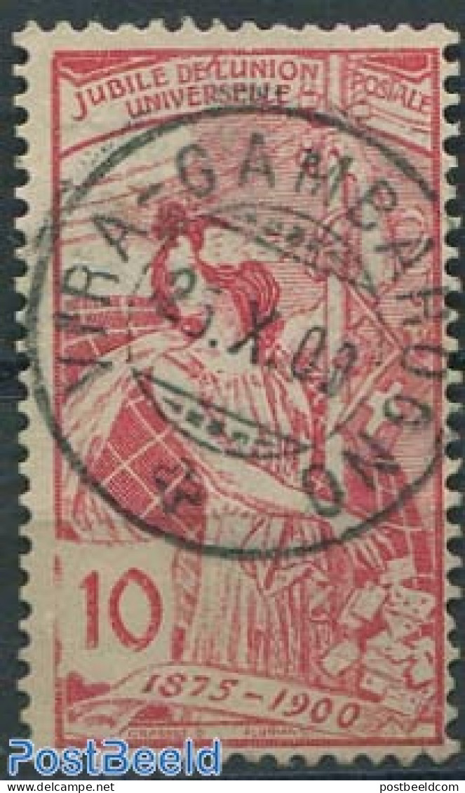 Switzerland 1900 10c, UPU, Plate II, Carmine, Stamp Out Of Set, Mint NH, U.P.U. - Neufs