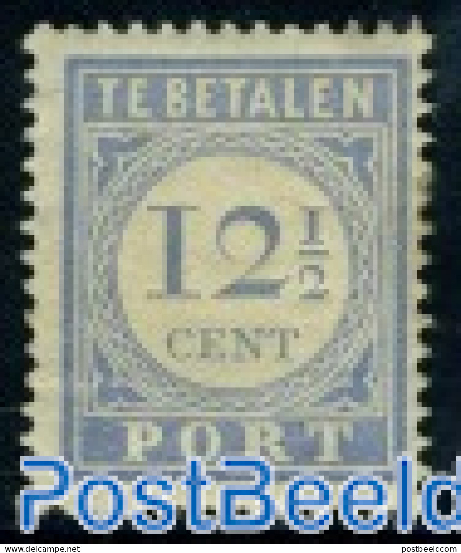 Netherlands 1912 Stamp Out Of Set, Unused (hinged) - Strafportzegels