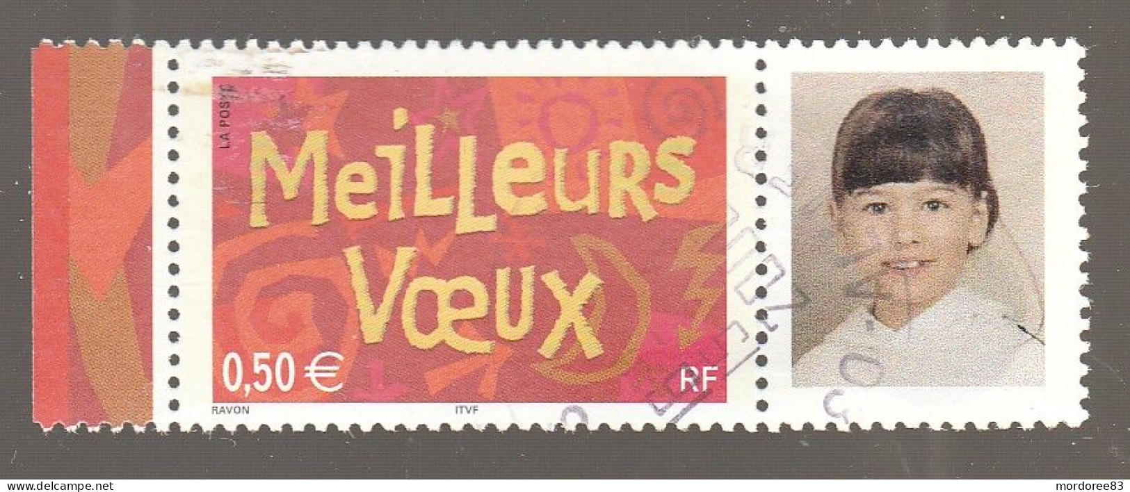 FRANCE 2003 Timbre Personnalisé Meilleurs Voeux YT 3623Ab Oblitere - Used Stamps