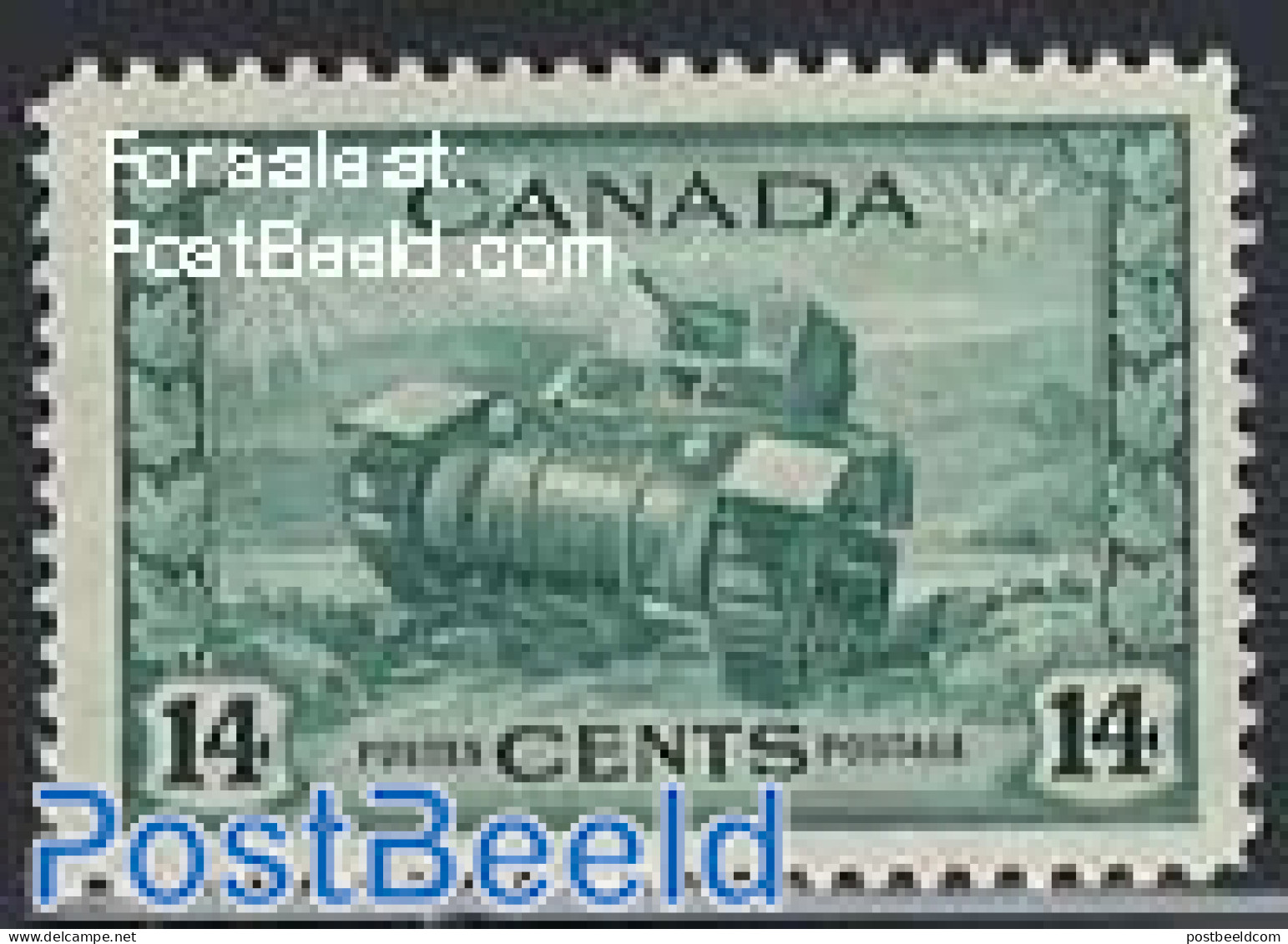Canada 1942 14c, Stamp Out Of Set, Unused (hinged) - Unused Stamps