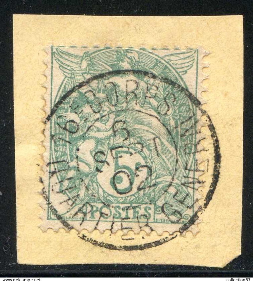 REF 002 > TYPE BLANC < OBLITERATION MILITAIRE 1902 < 16e CORPS  QUARTIER GENERAL - 1900-29 Blanc