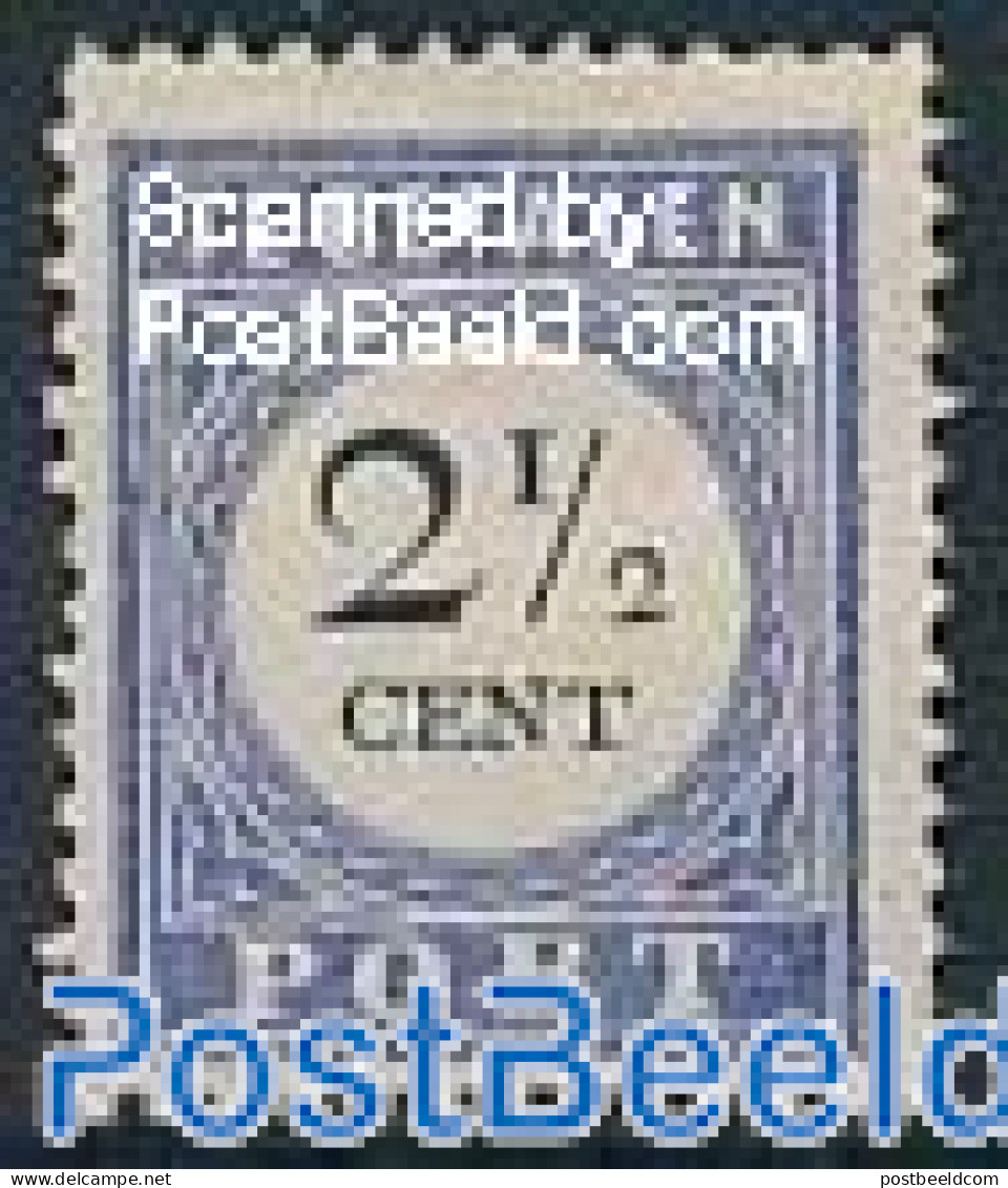 Netherlands 1894 2.5c, Type III, Stamp Out Of Set, Mint NH - Portomarken