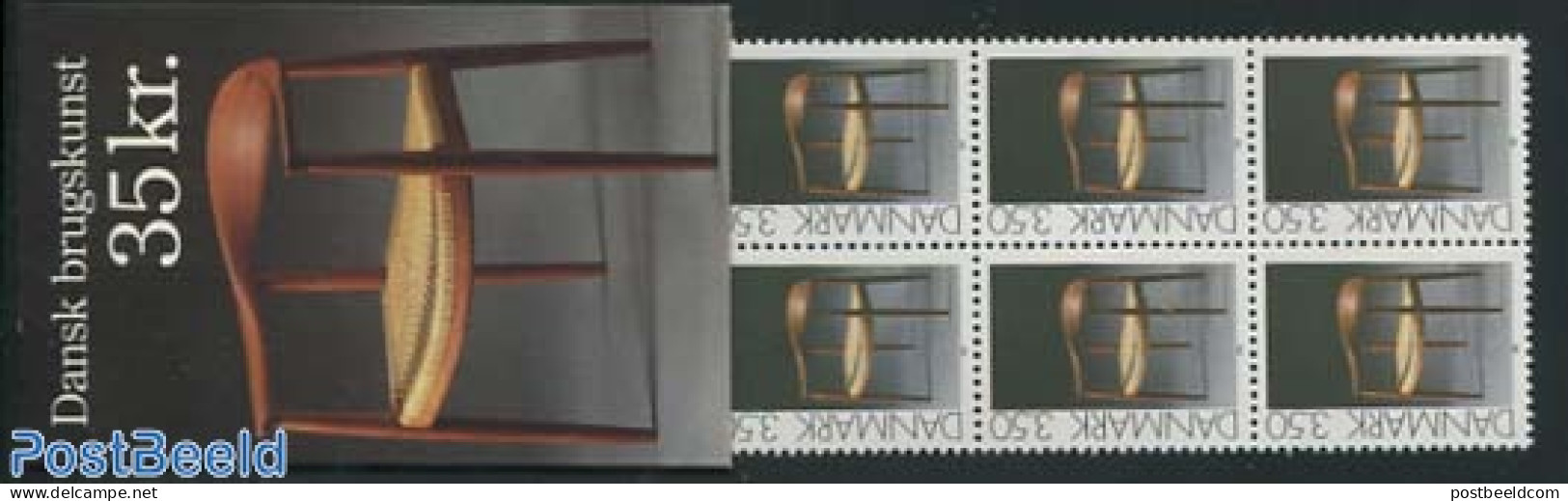 Denmark 1991 Industrial Design Booklet, Mint NH, Stamp Booklets - Art - Art & Antique Objects - Industrial Design - Ongebruikt