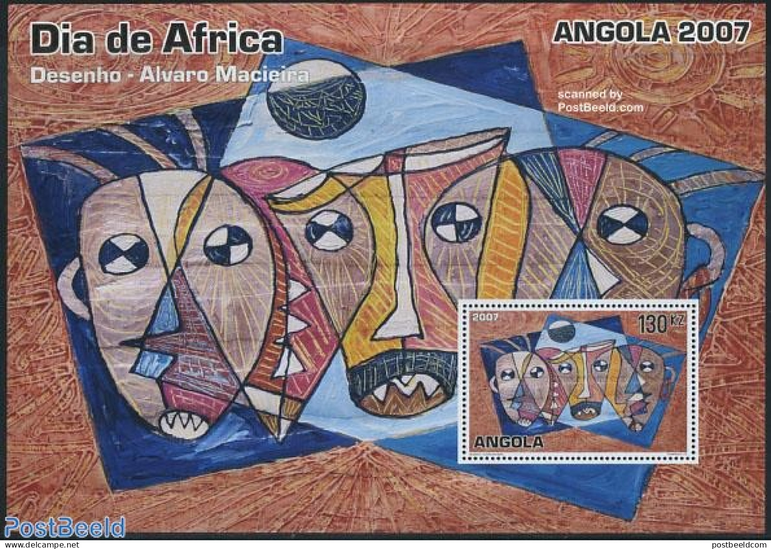 Angola 2007 Africa Day S/s, Mint NH, Modern Art (1850-present) - Angola