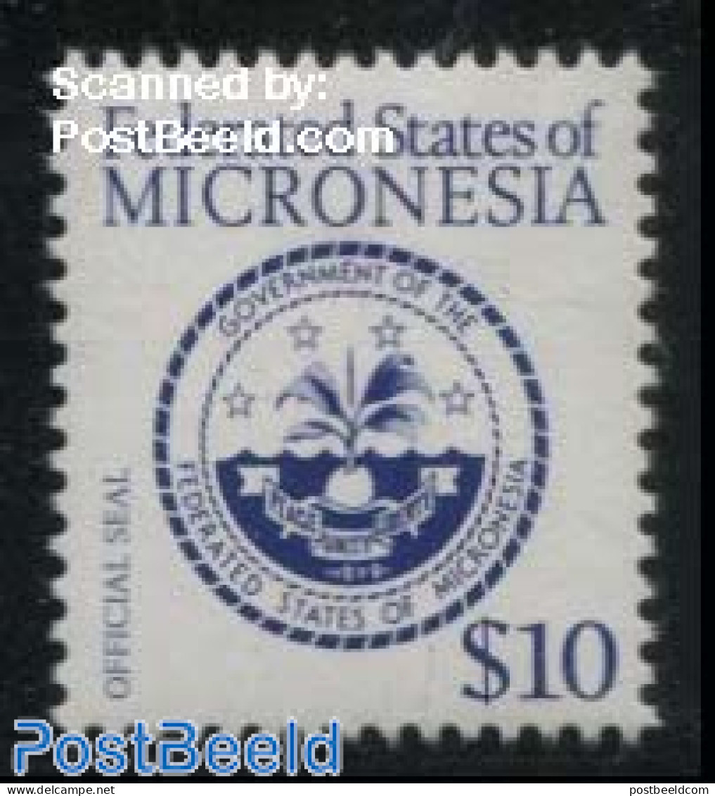 Micronesia 1985 Definitive 1v, Mint NH, History - Coat Of Arms - Micronésie