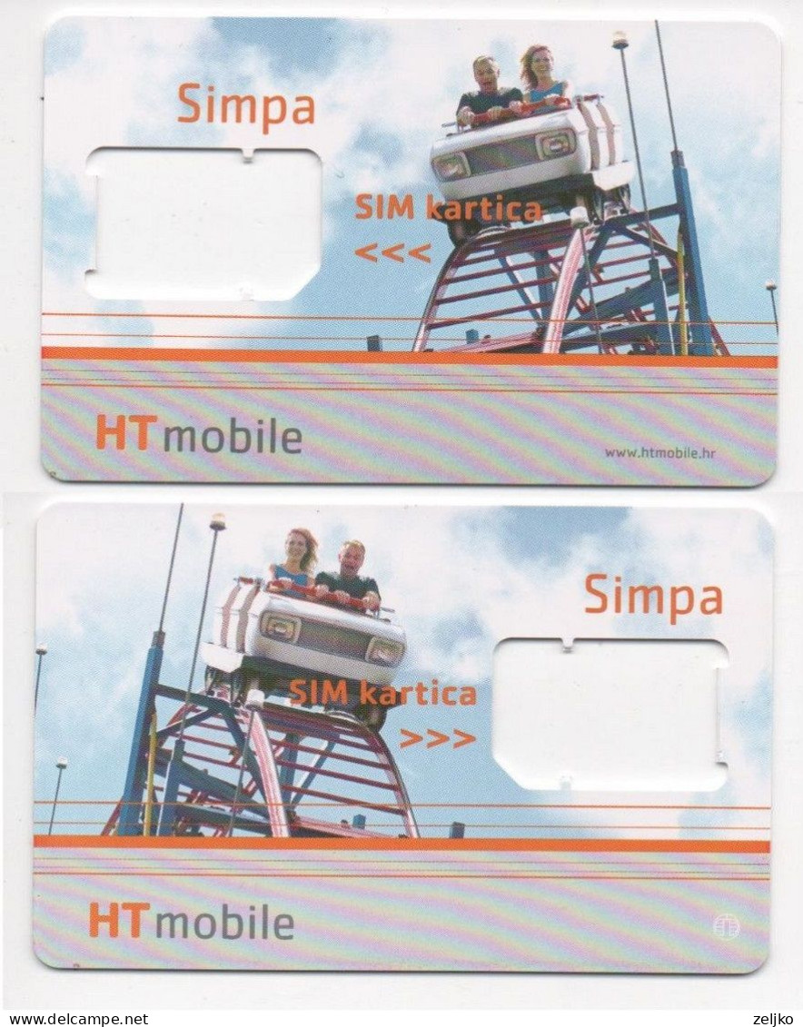 Croatia, HT - Croatian Telecom, SIM Card Without Chip - Kroatië