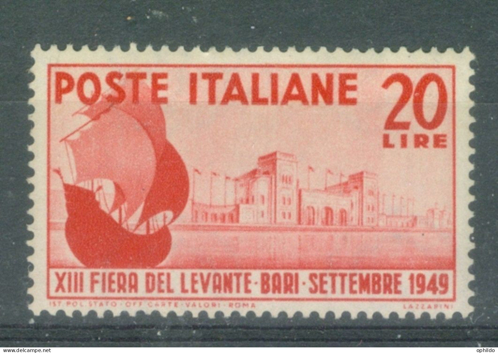 Italie  Yvert  548 Ou Sassone  610  * * TB  - 1946-60: Mint/hinged