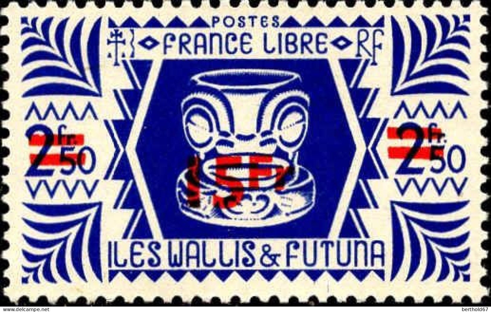 Wallis & Futuna Poste N** Yv:155 Mi:168 France Libre Série De Londres - Unused Stamps
