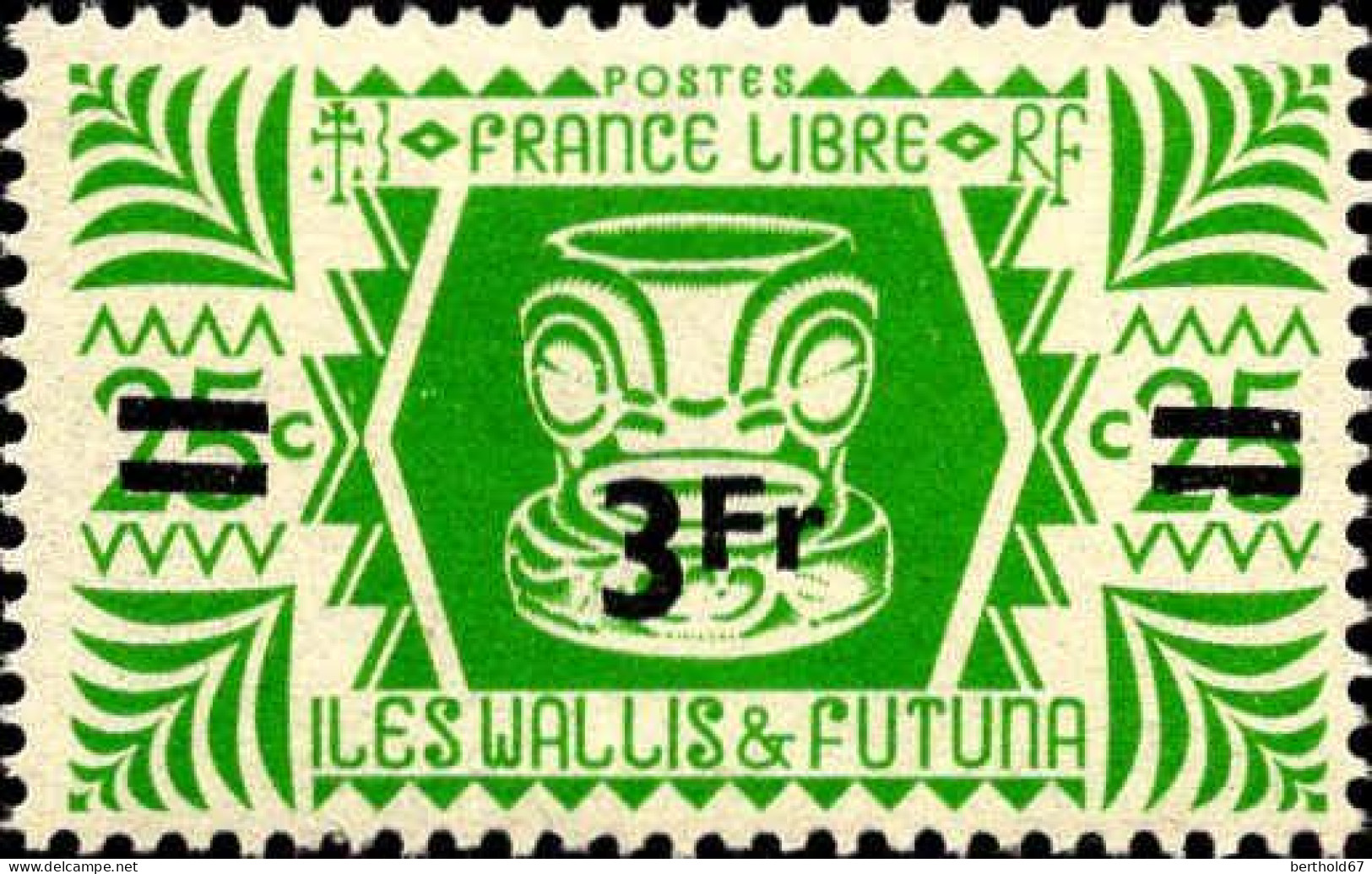 Wallis & Futuna Poste N** Yv:153 Mi:166 France Libre Série De Londres - Nuevos