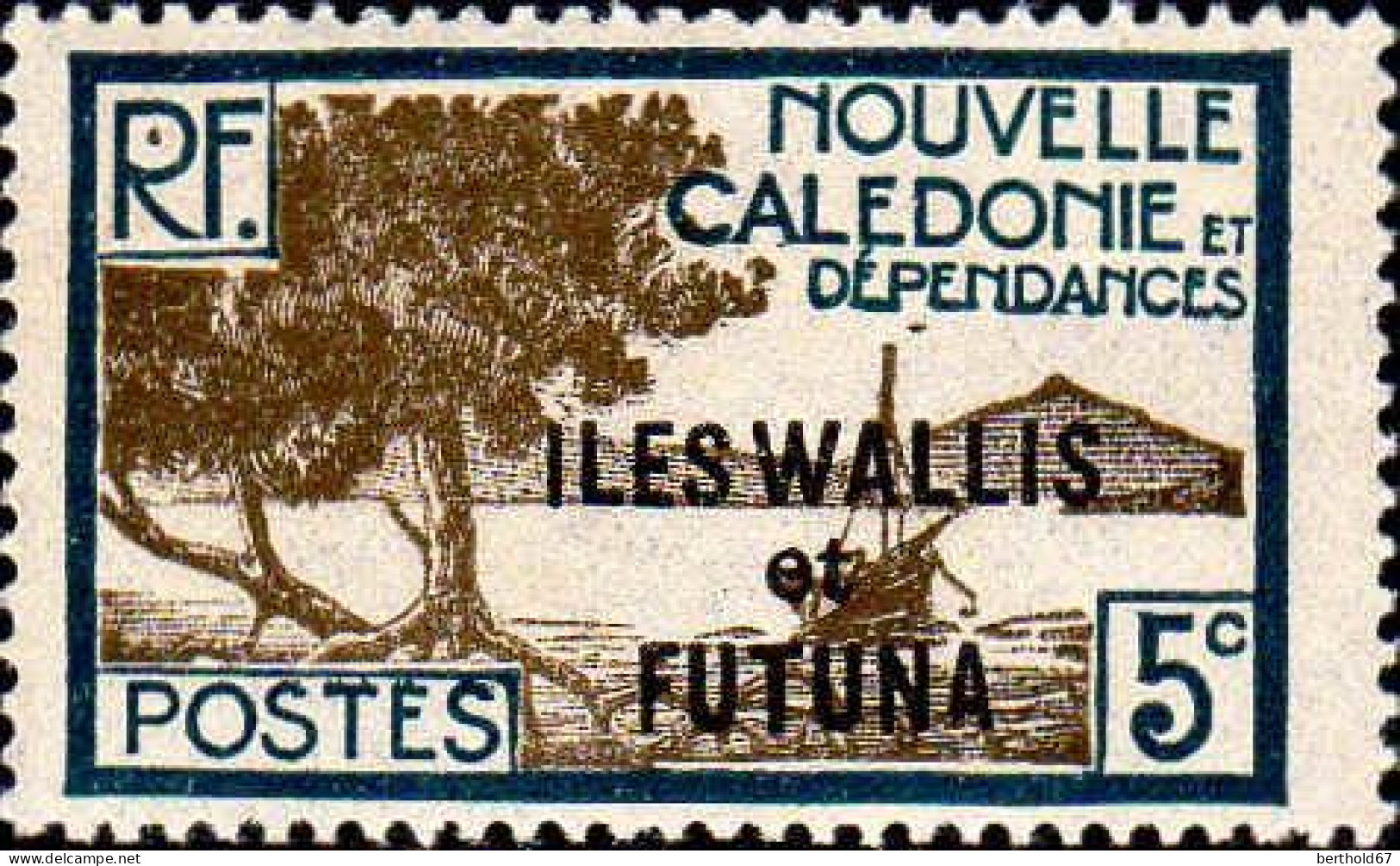 Wallis & Futuna Poste N** Yv: 46 Mi:46 Baie De La Pointe Des Palétuviers (G.trop.) - Ungebraucht