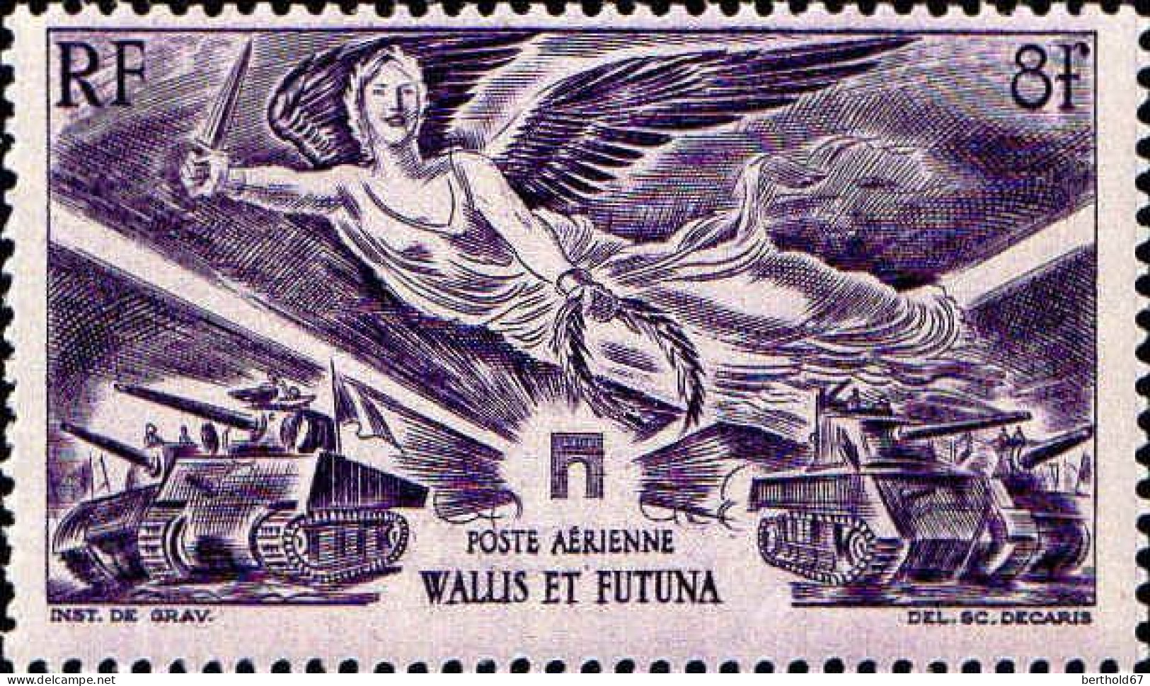 Wallis & Futuna Avion N** Yv:  4 Mi:169 Anniversaire De La Victoire - Nuevos