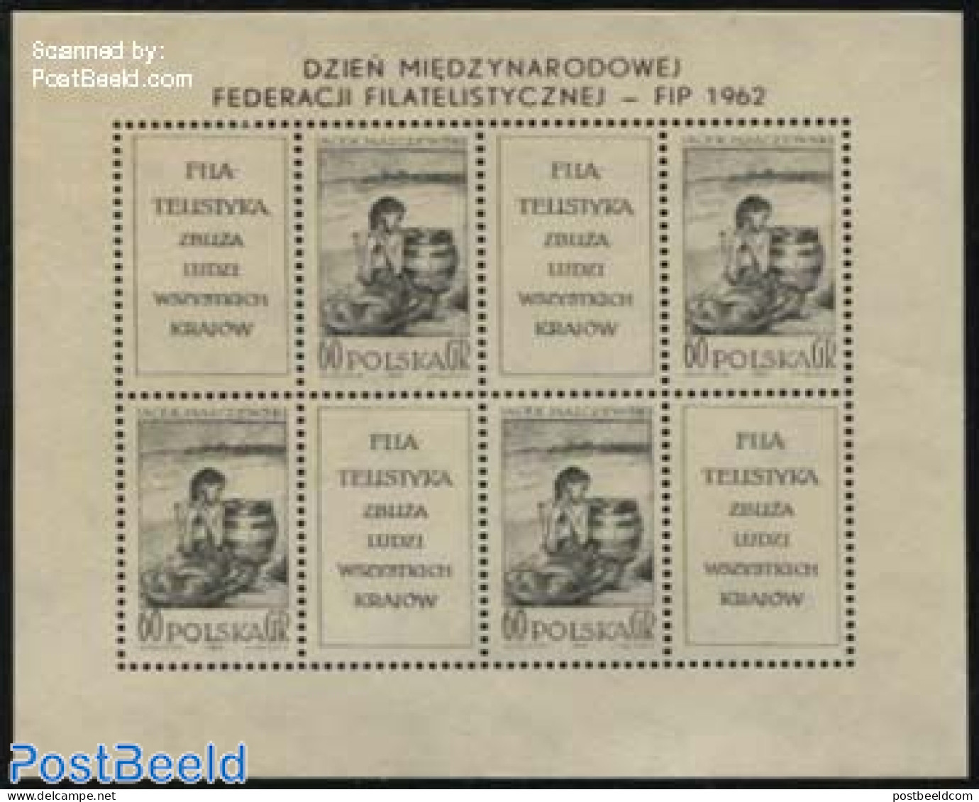 Poland 1962 FIP Day S/s, Mint NH - Ongebruikt