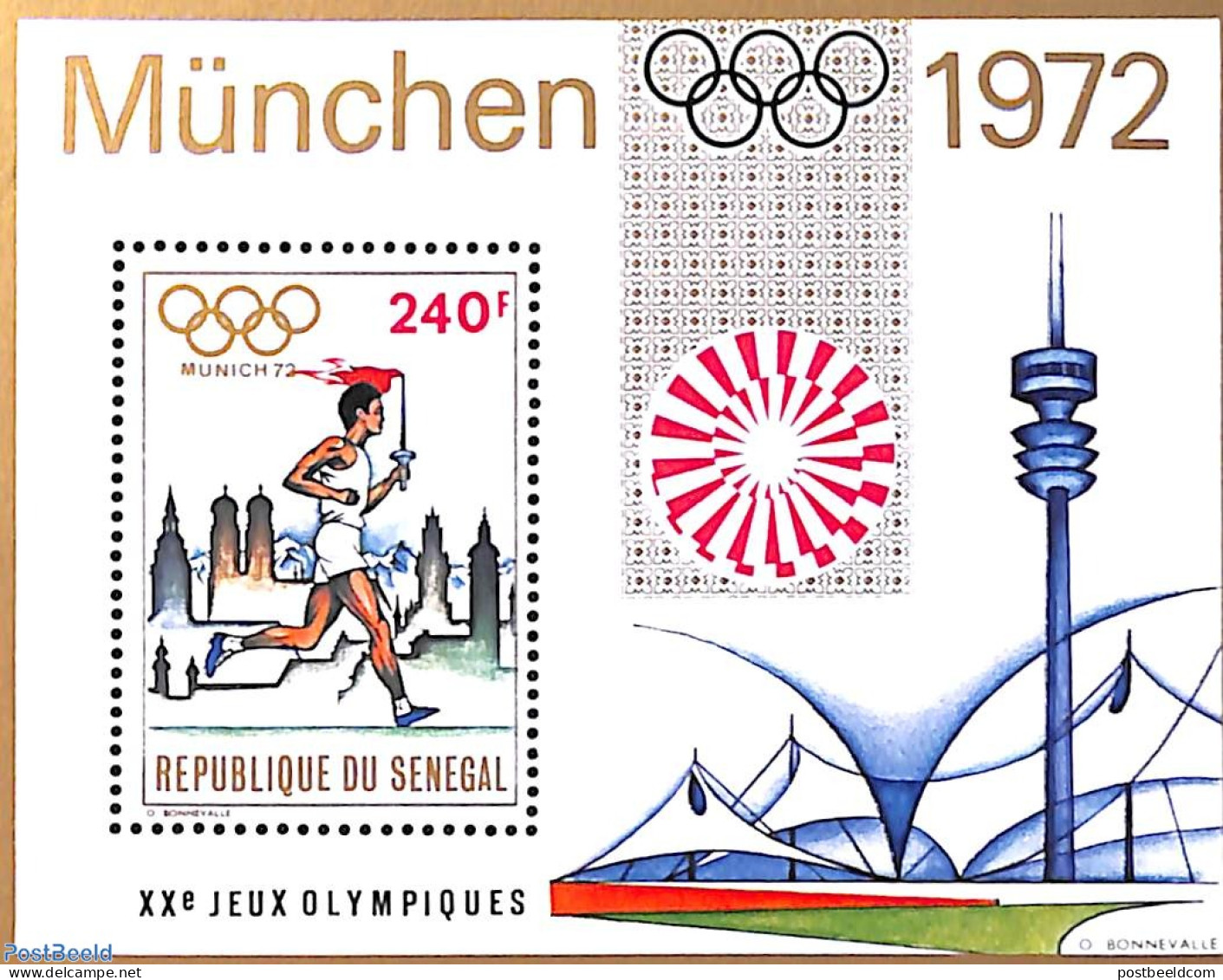 Senegal 1972 Olympic Games Munich S/s, Mint NH, Sport - Olympic Games - Senegal (1960-...)