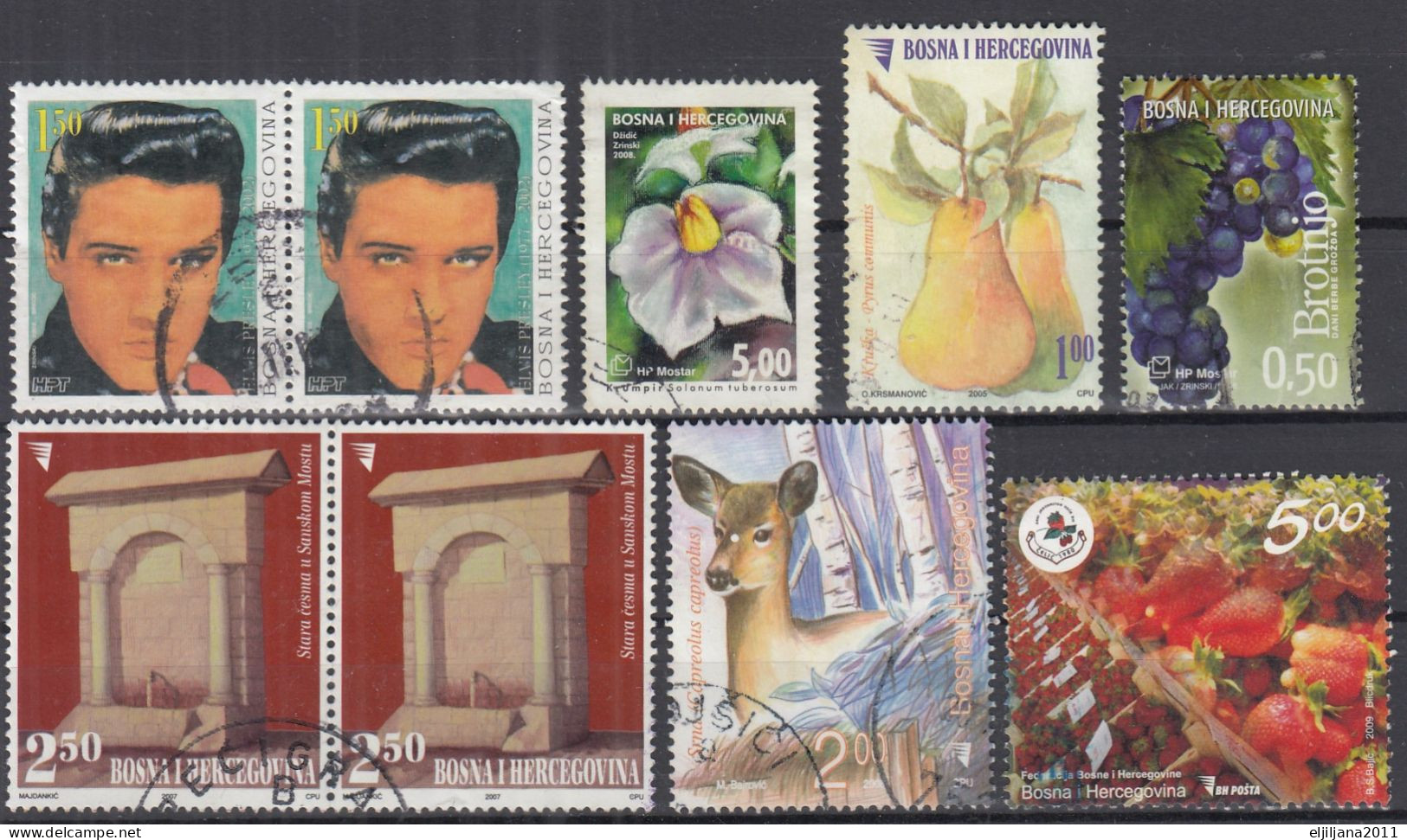 BOSNA I HERCEGOVINA 2000 - 2009 Bosnia And Hercegovina / HP Mostar ⁕ Collection / Lot Of 41 Used Stamps - Bosnie-Herzegovine