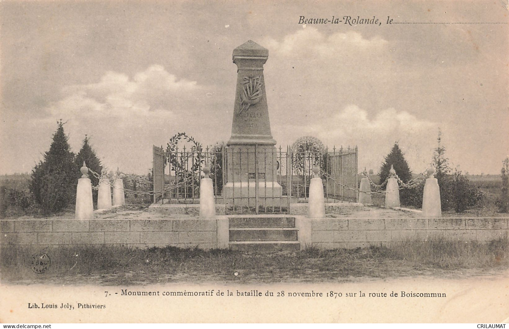 45-BEAUNE LA ROLANDE-N°T5247-E/0027 - Beaune-la-Rolande