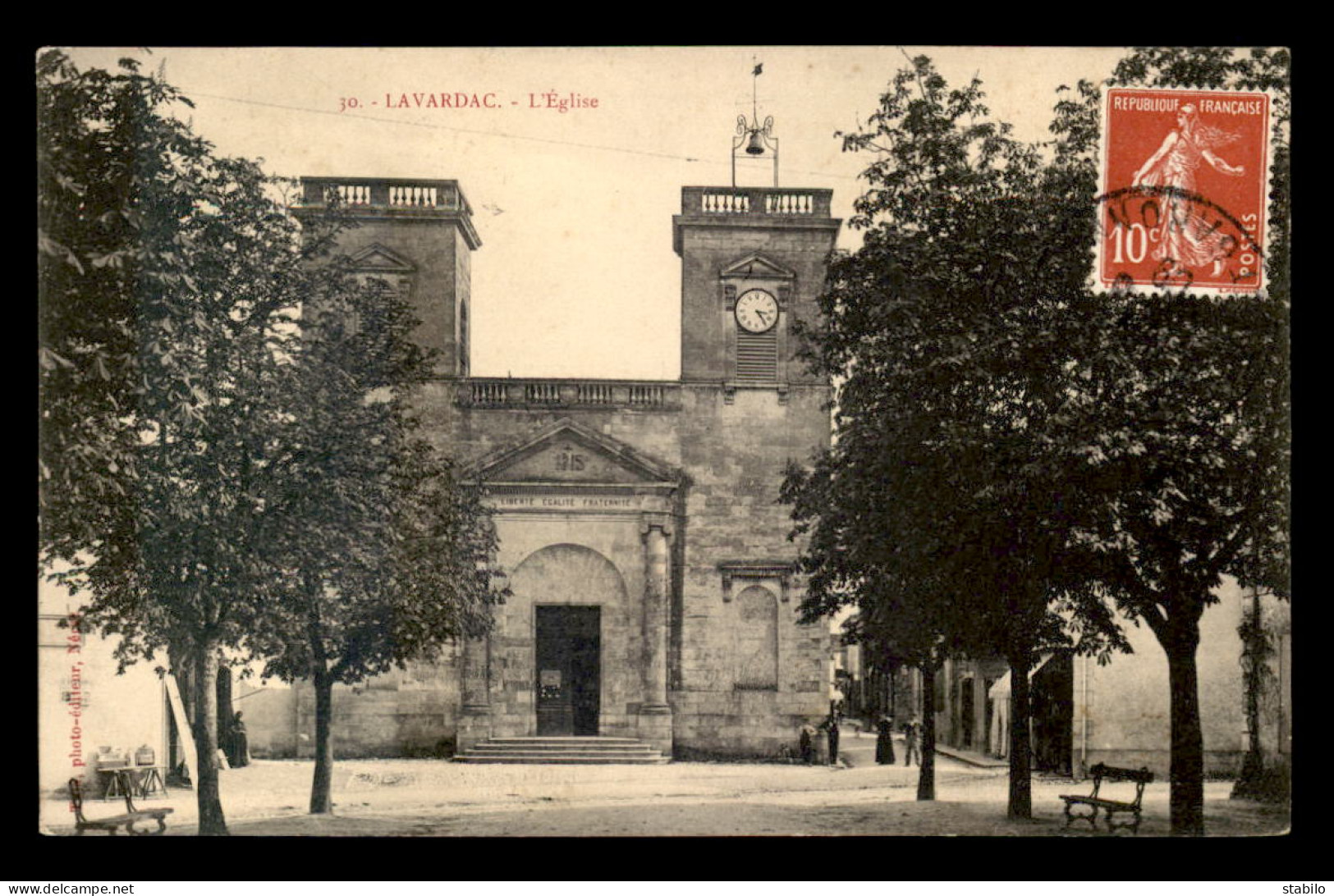 47 - LAVARDAC - L'EGLISE - Lavardac