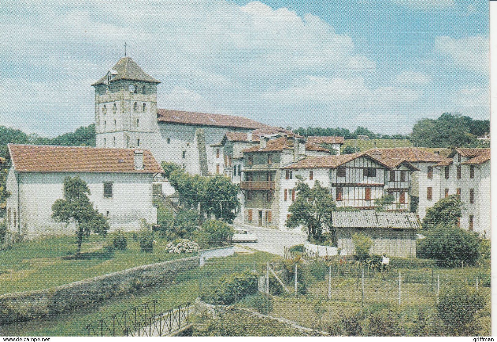 ESPELETTE VUE DE L'EGLISE CPSM 10X15 TBE - Espelette