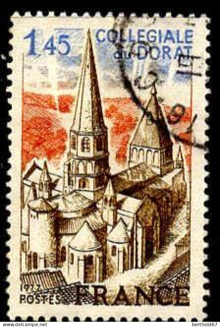 France Poste Obl Yv:1937 Mi:2042 Collégiale Du Dorat (Beau Cachet Rond) (Thème) - Eglises Et Cathédrales