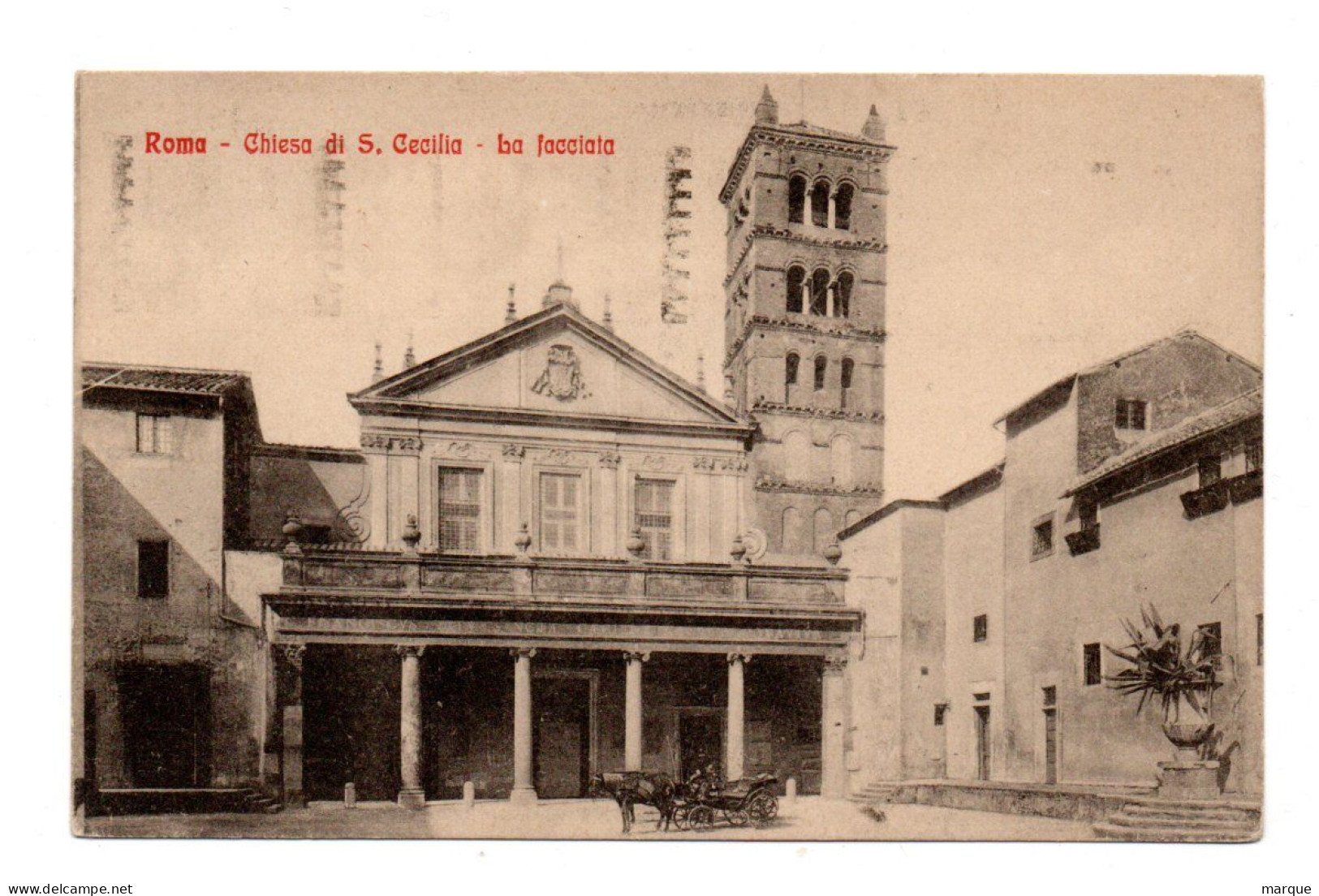 Cpa N° 78385 ROMA Chiesa Di S. Cecilia  Ba Facciata - Kirchen