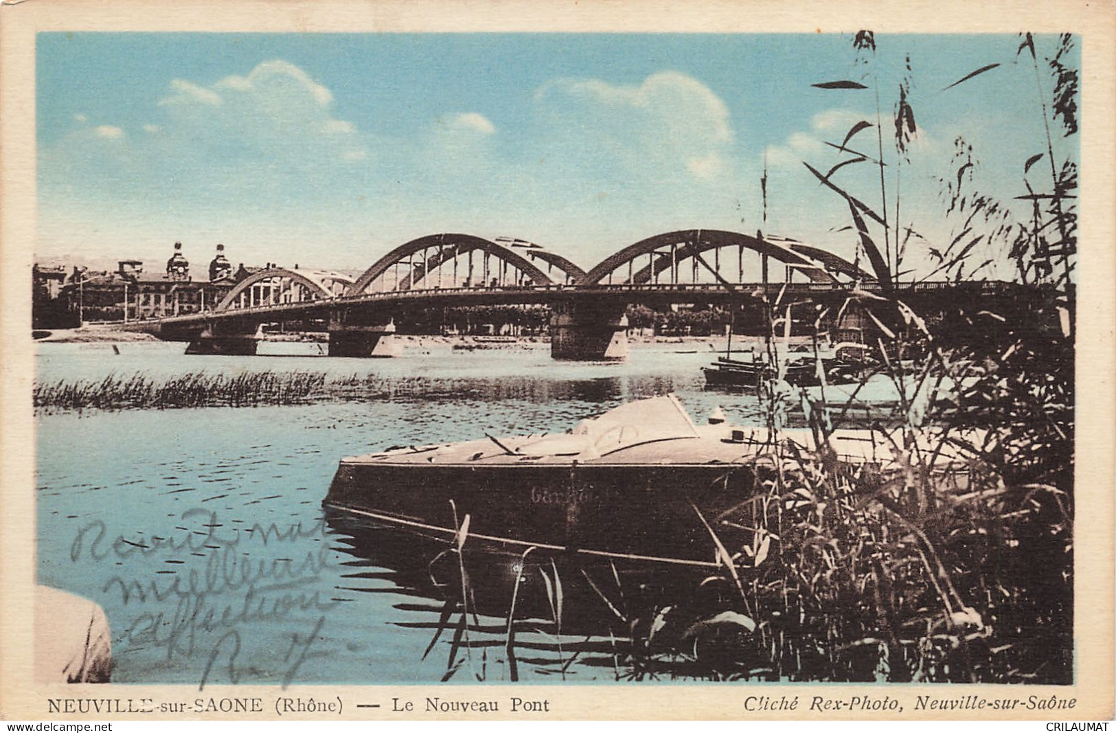 69-NEUVILLE SUR SAONE-N°T5249-B/0393 - Neuville Sur Saone