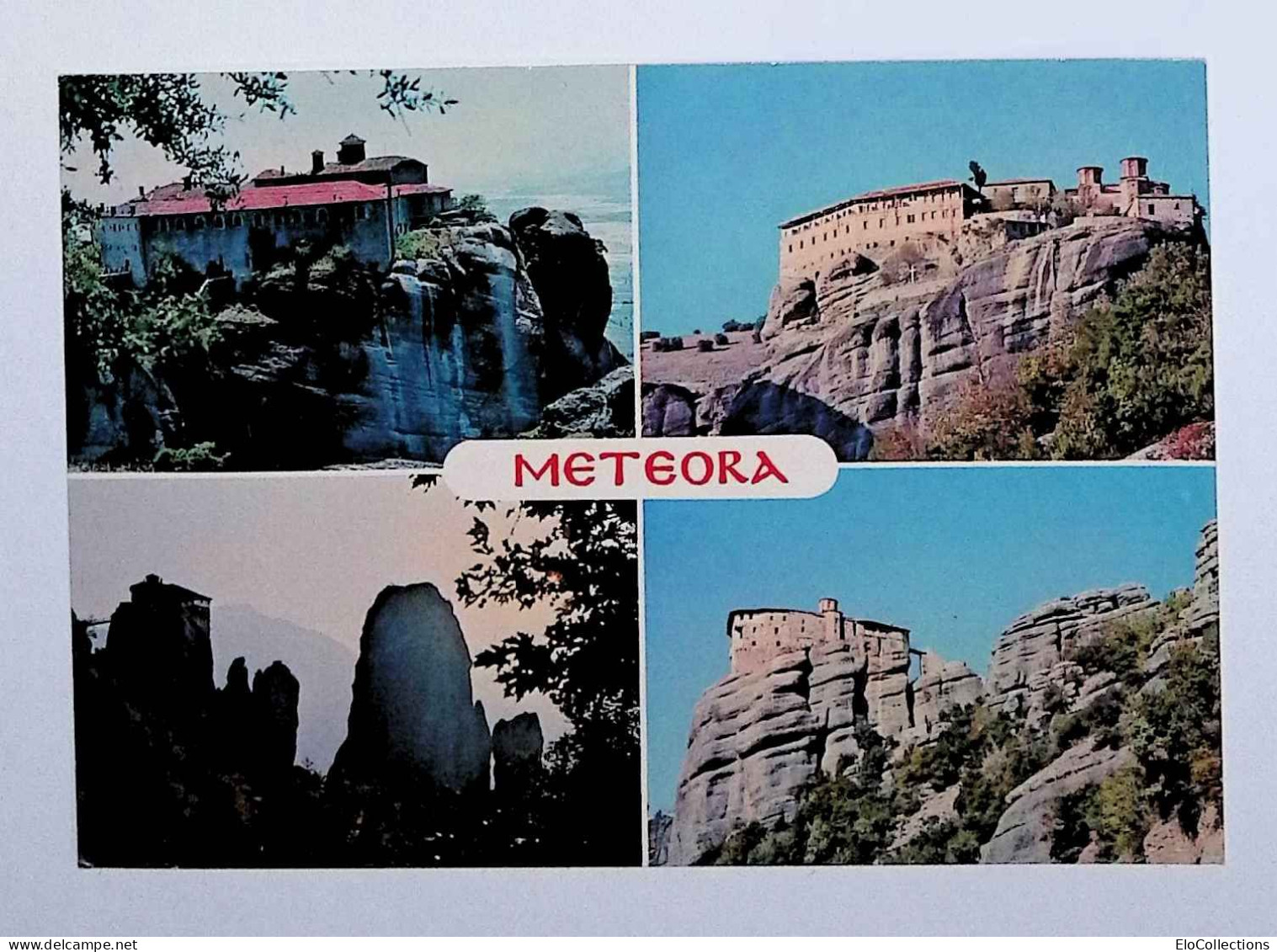 Cp, Grece, Greece, Meteora, Multi Vues, Voyagée - Greece