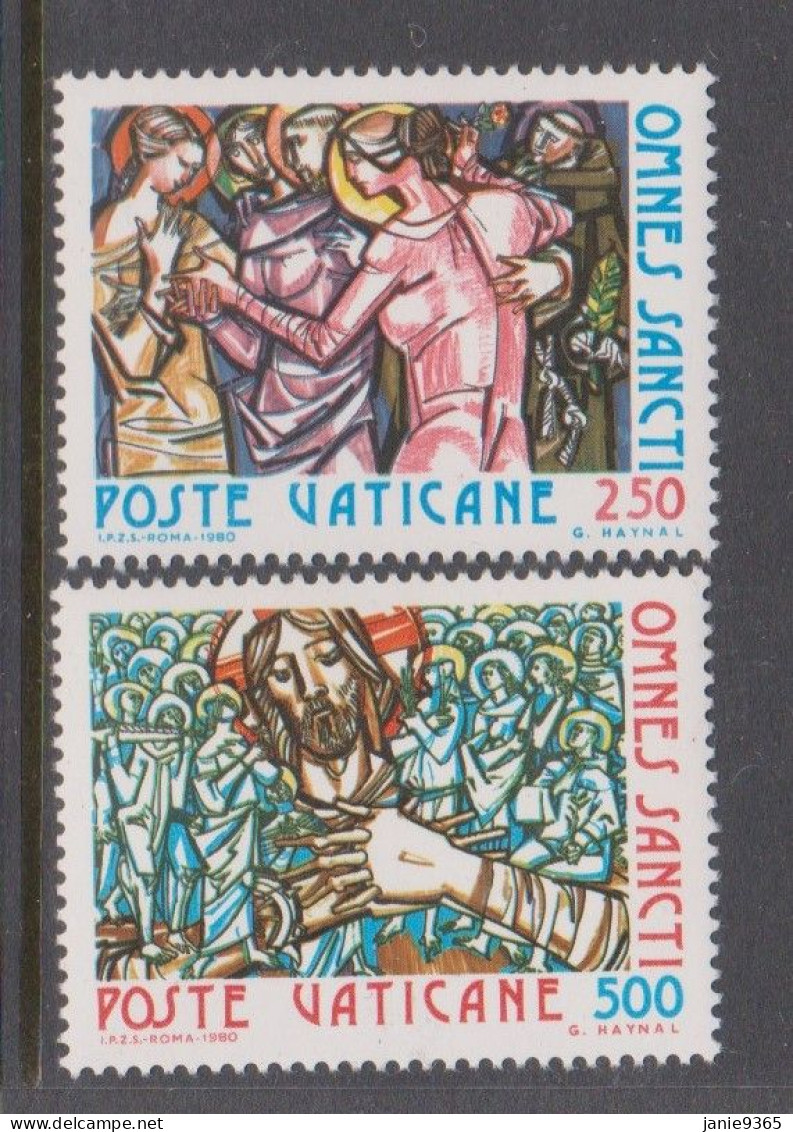 Vatican City S 693-94 1980 Omnes Sancti.mint Never Hinged - Ongebruikt